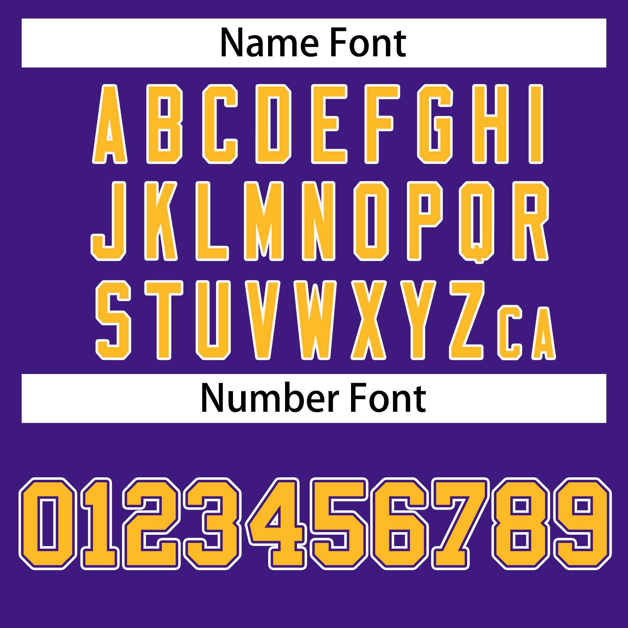 Custom Purple Gold Purple-White Classic Style Hockey Jersey | KXKSHOP