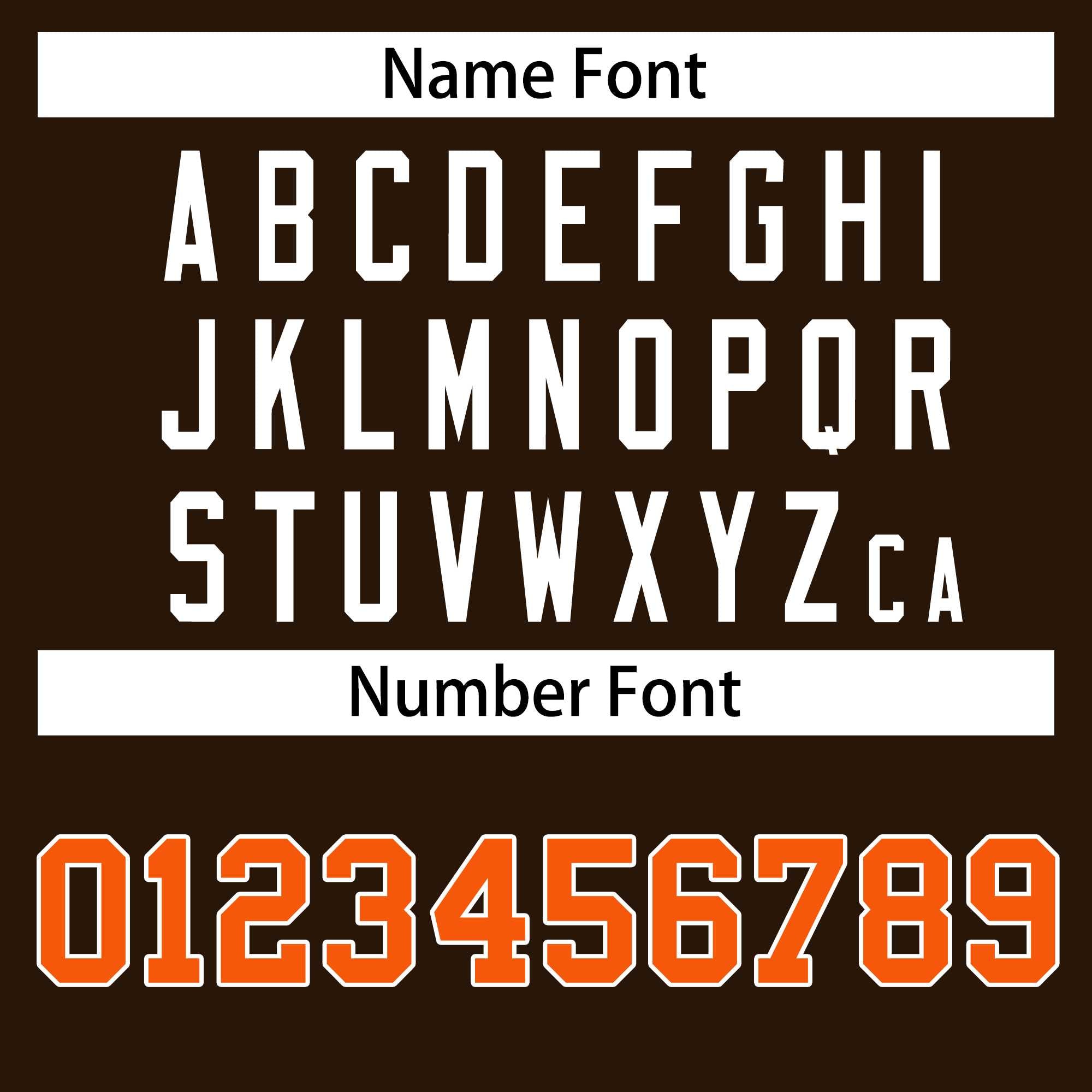 Custom Brown Royal White-Orange Classic Style Hockey Jersey | KXKSHOP