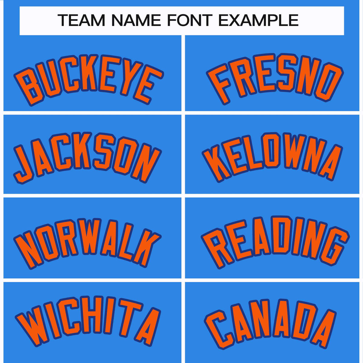Custom Powder Blue Orange-Royal Classic Style Hockey Jersey | KXKSHOP