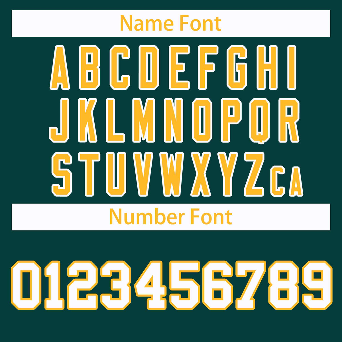 Custom Midnight Green Gold-White Classic Style Hockey Jersey | KXKSHOP