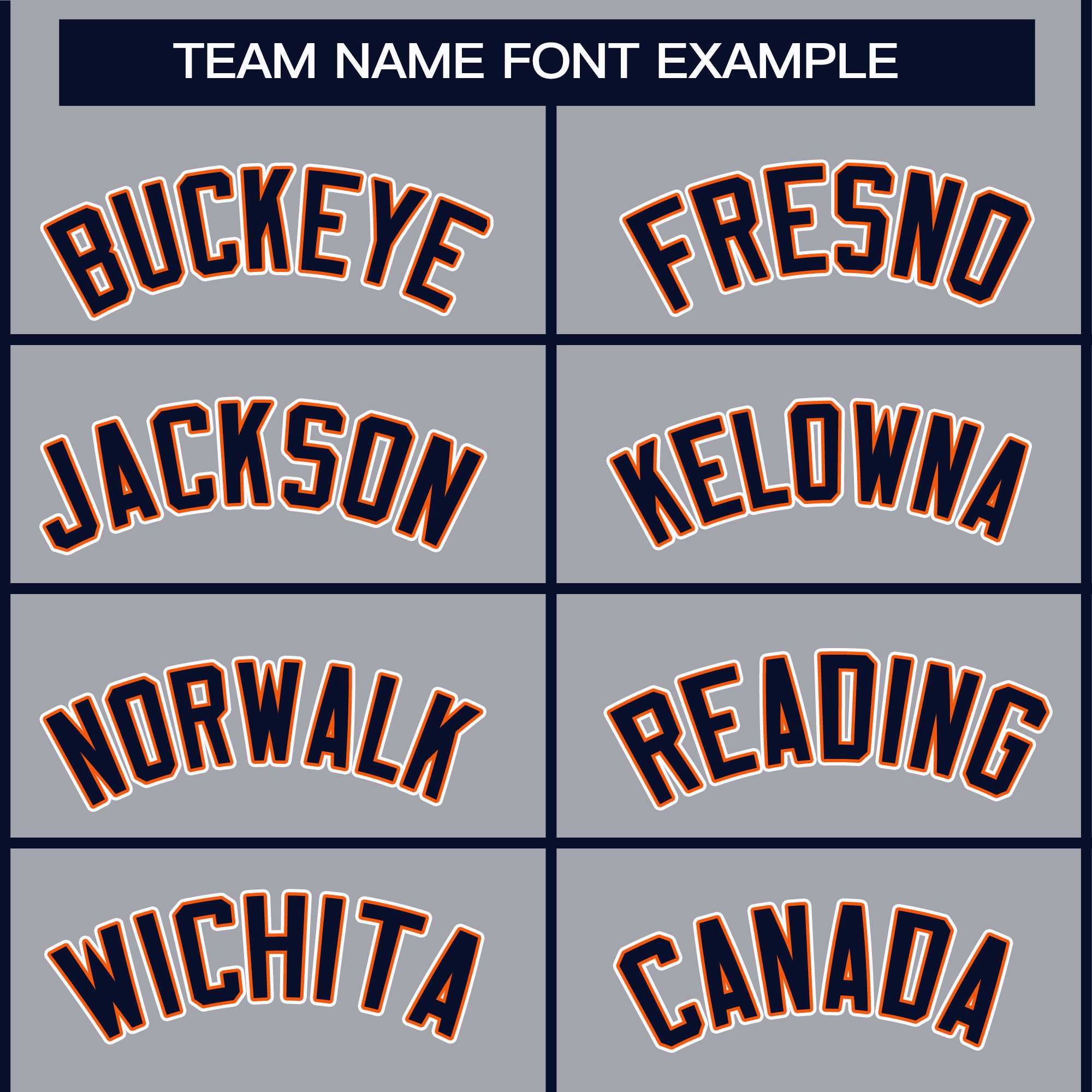 Custom Gray Navy Orange-White Classic Style Hockey Jersey | KXKSHOP