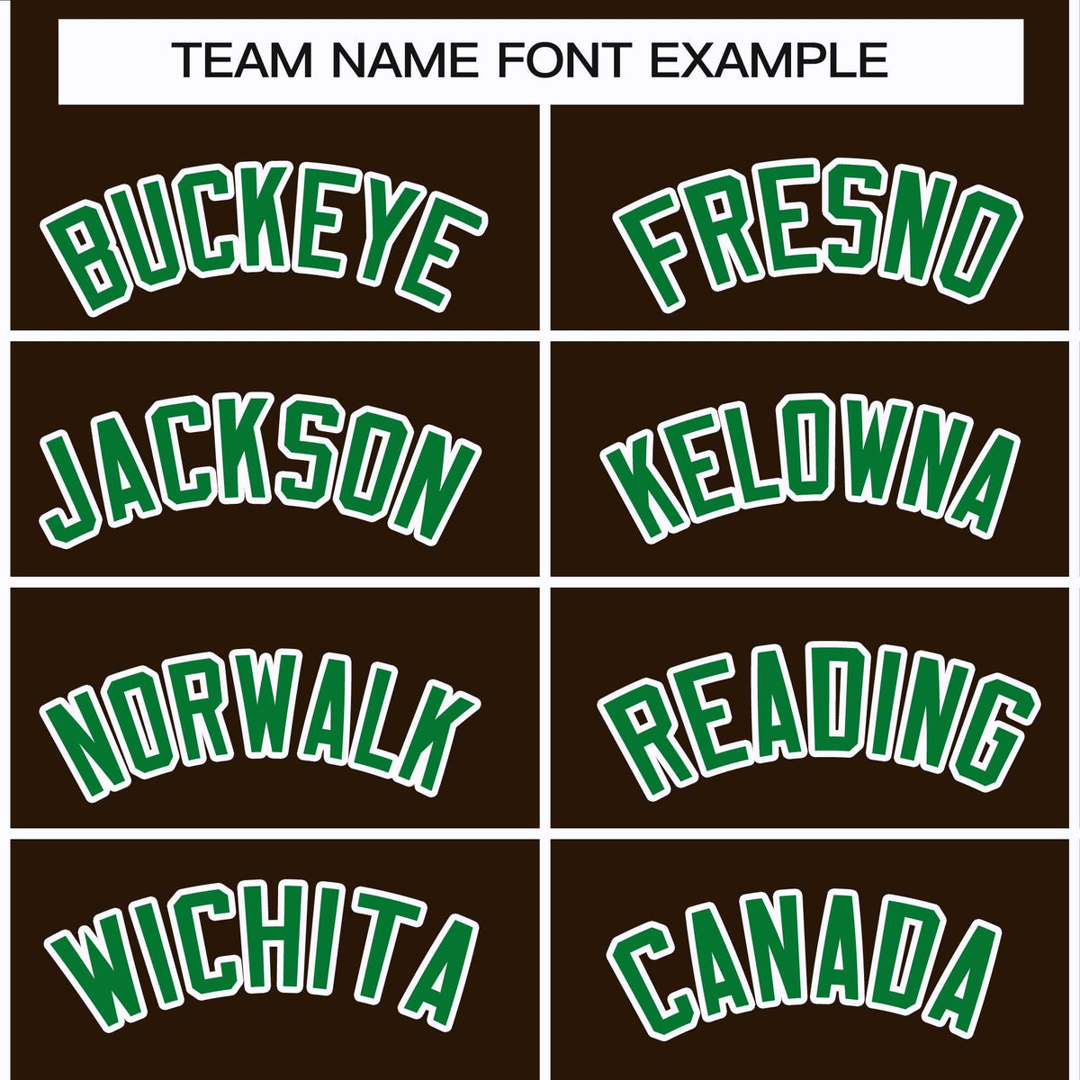 Custom Brown Kelly Green-White Classic Style Hockey Jersey | KXKSHOP