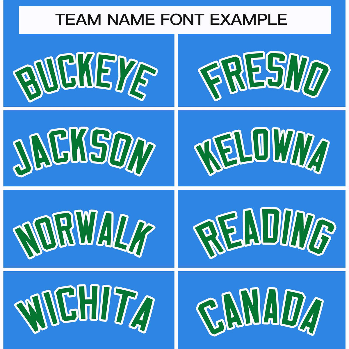 Custom Powder Blue Kelly Green-White Classic Style Hockey Jersey | KXKSHOP