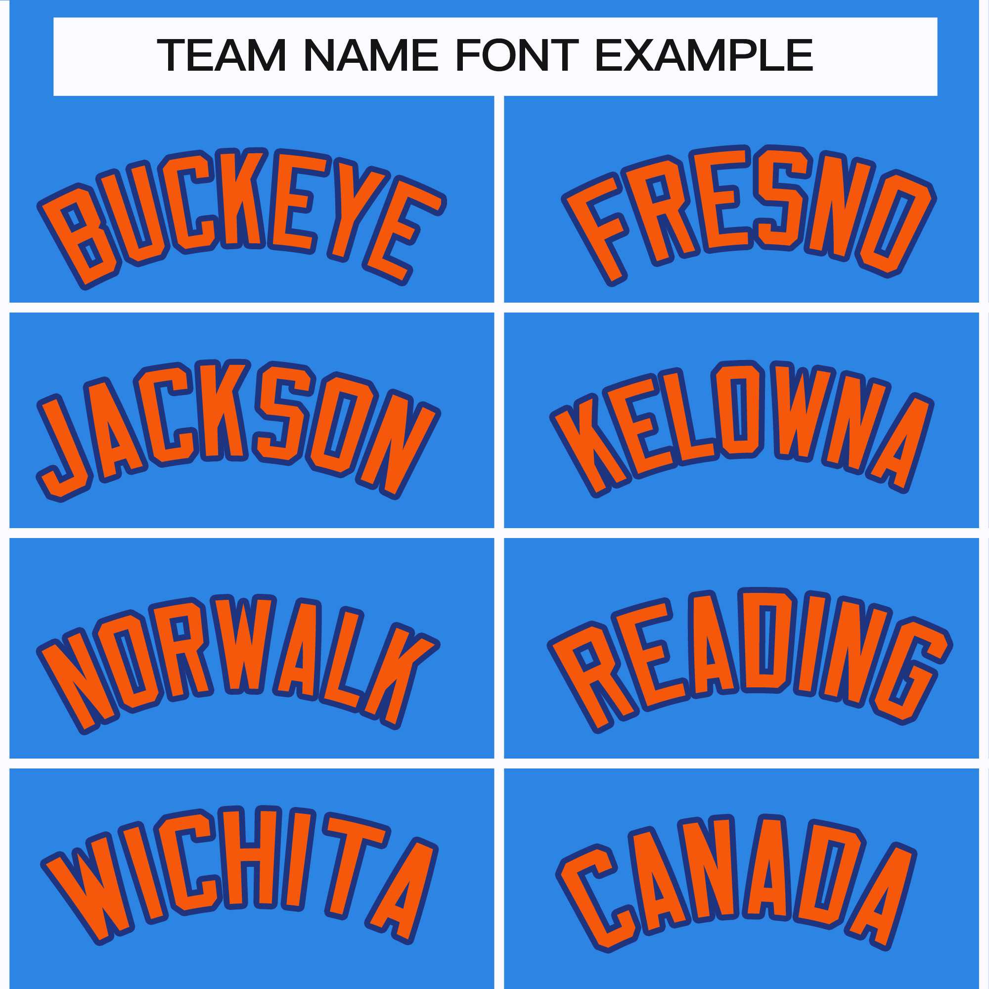 Custom Powder Blue Orange-Royal Classic Style Hockey Jersey | KXKSHOP
