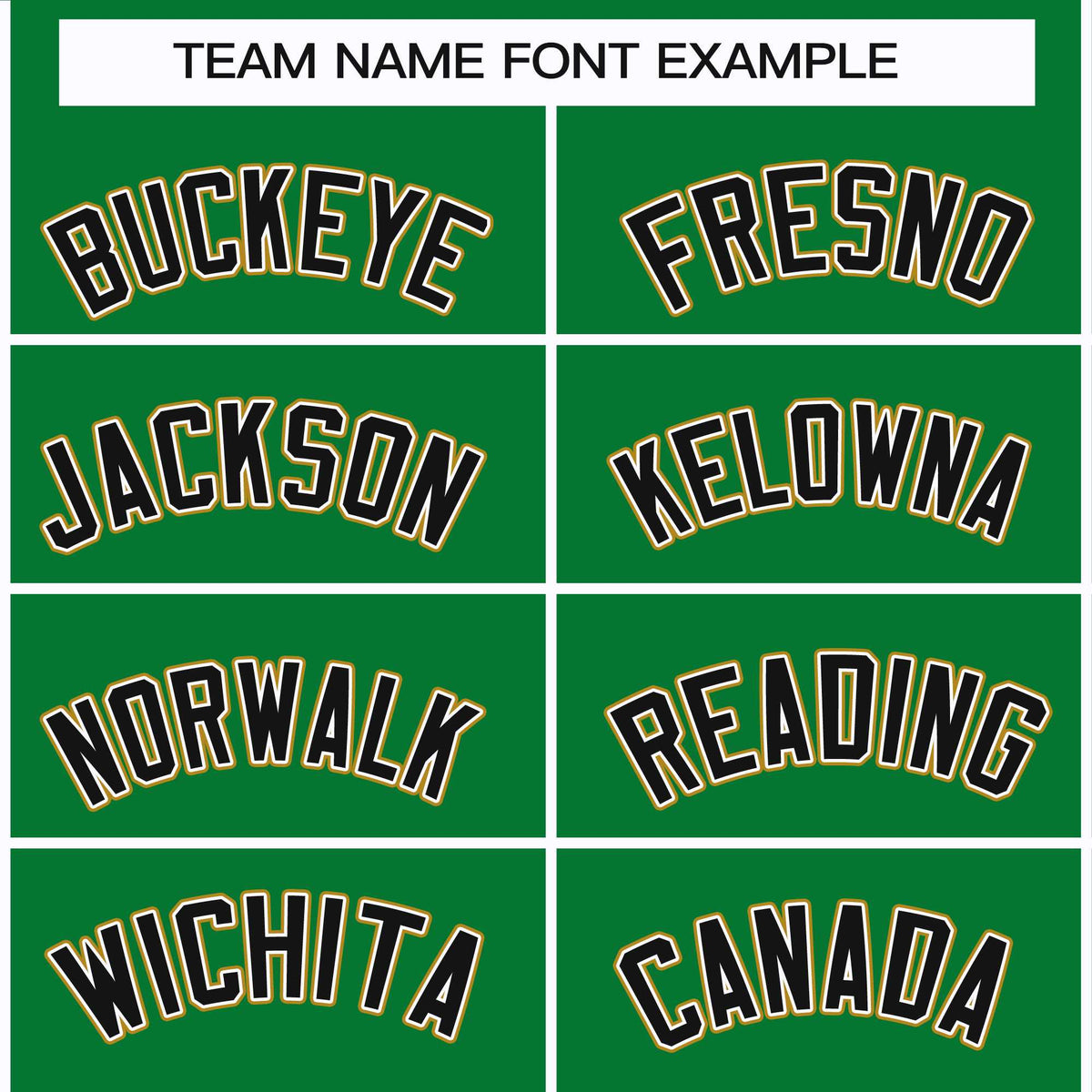 Custom Kelly Green Black White-Old Gold Classic Style Hockey Jersey | KXKSHOP