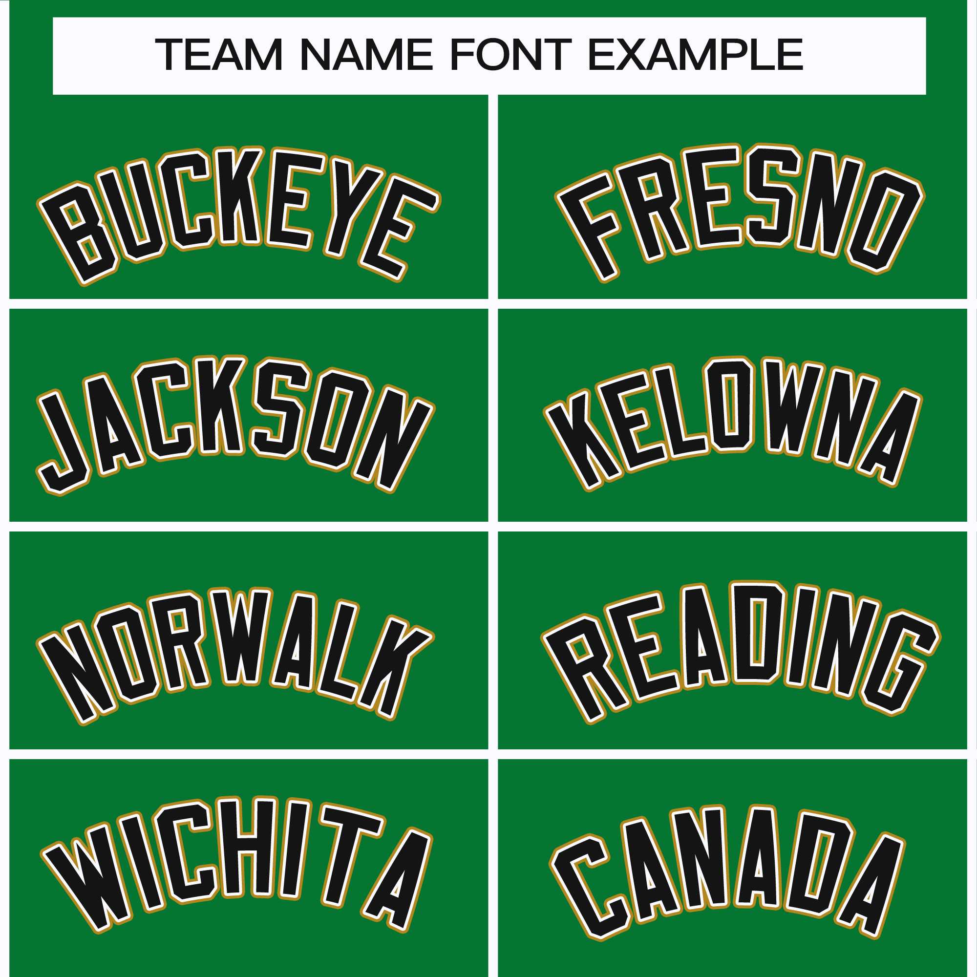 Custom Kelly Green Black White-Old Gold Classic Style Hockey Jersey | KXKSHOP