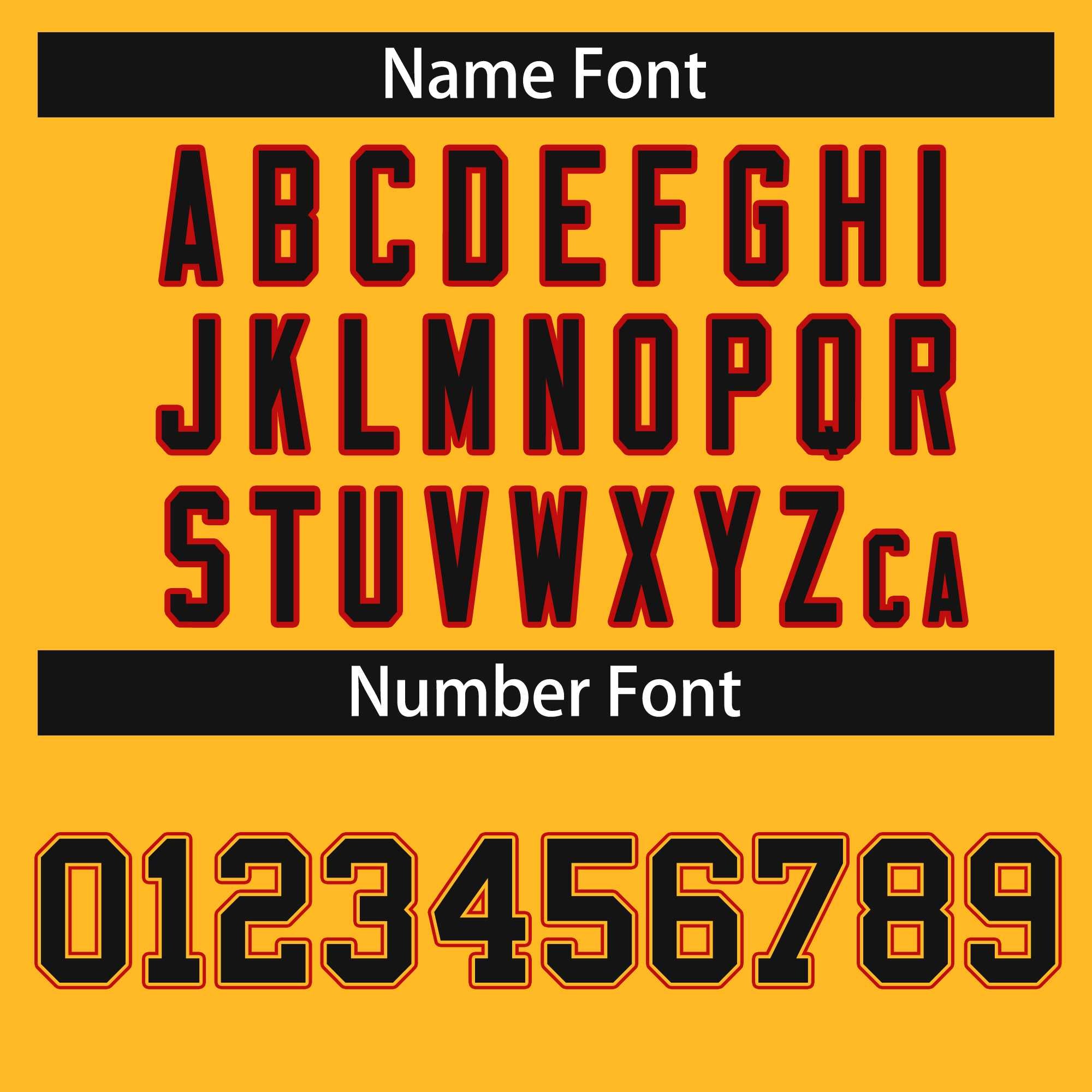 Custom Gold Black Gold-Red Classic Style Hockey Jersey | KXKSHOP