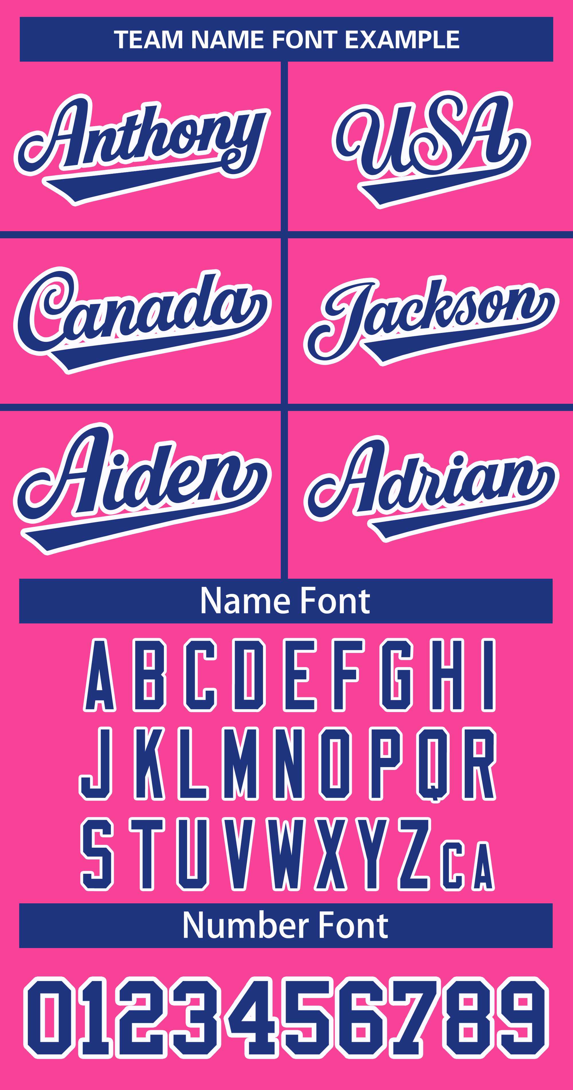 Custom Pink Royal-White Classic Style Hockey Jersey | KXKSHOP