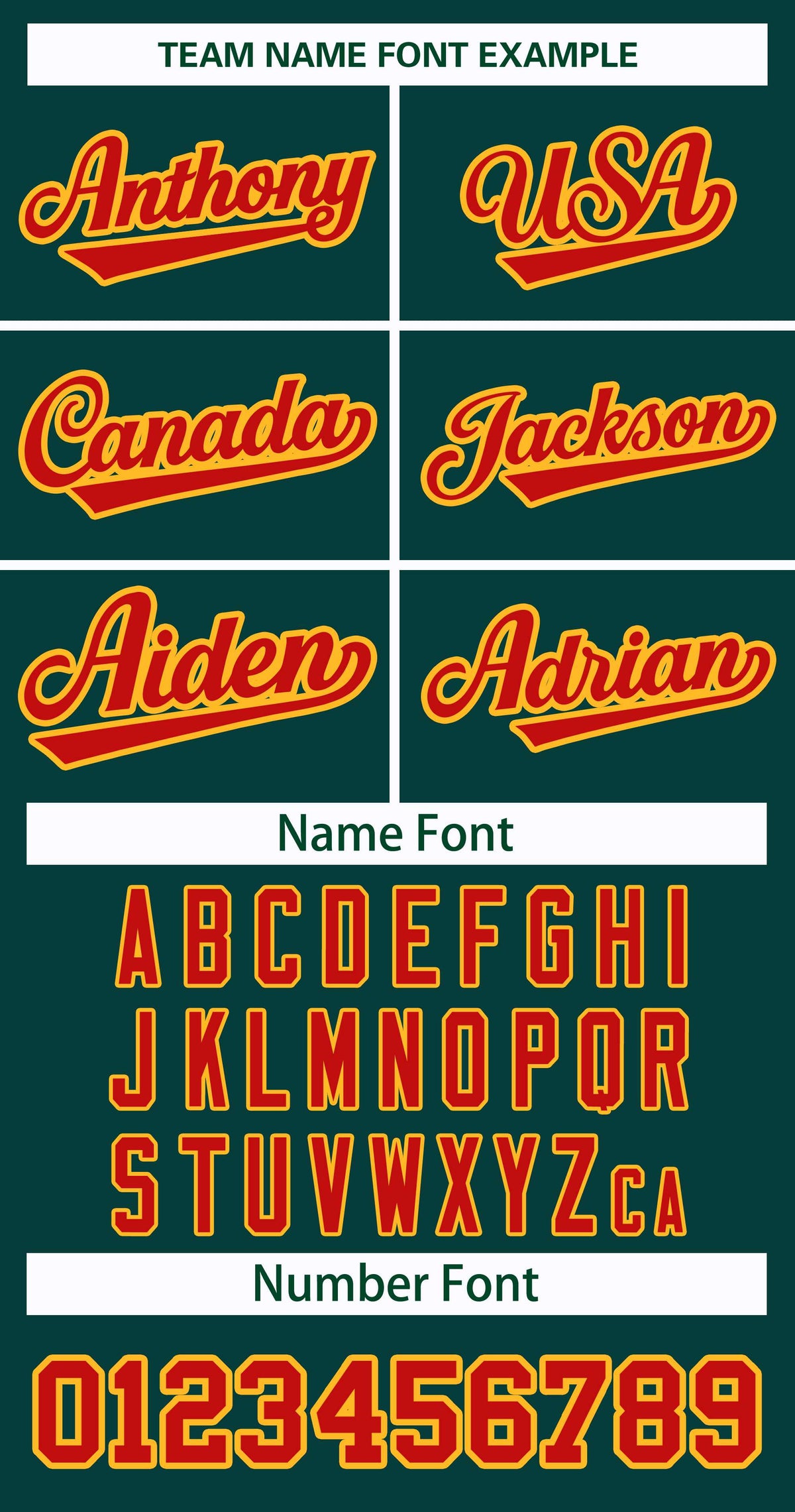 Custom Midnight Green Red-Gold Classic Style Hockey Jersey | KXKSHOP