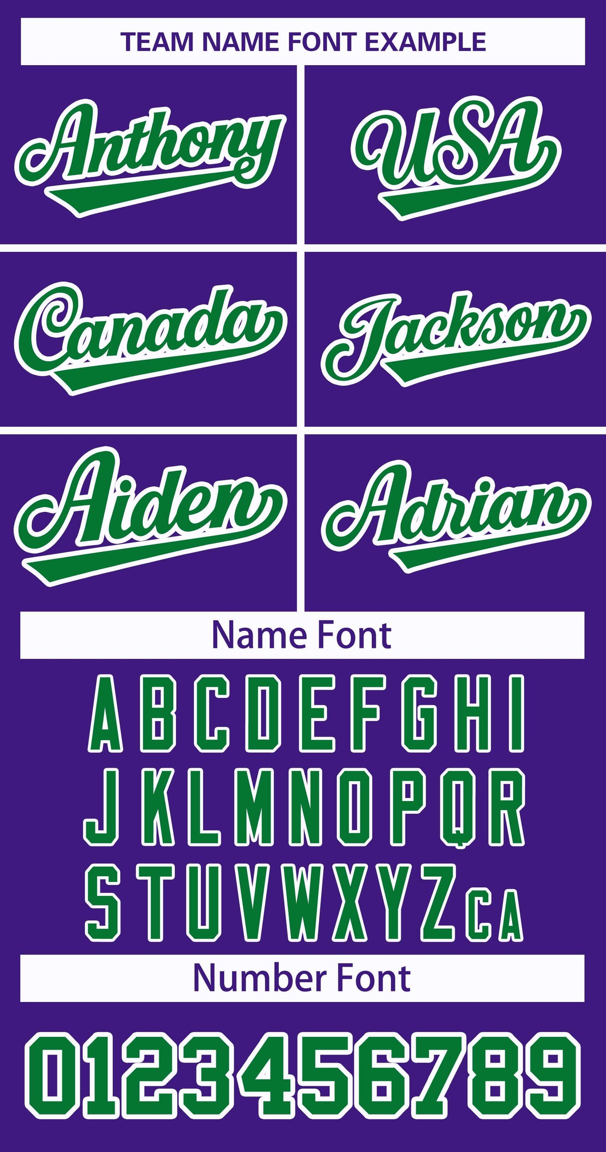 Custom Purple Kelly Green-White Classic Style Hockey Jersey | KXKSHOP