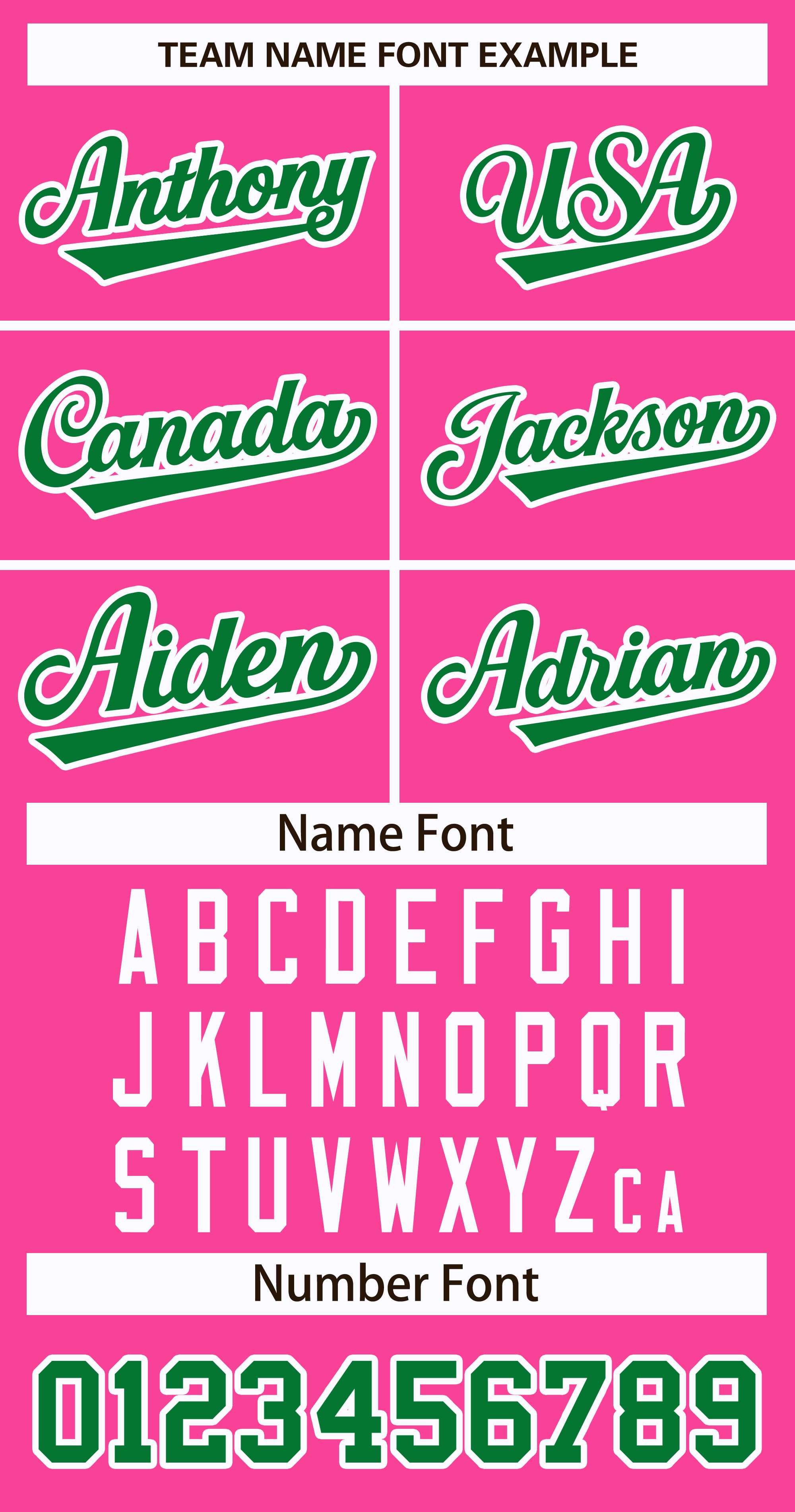 Custom Pink Kelly Green-White Classic Style Hockey Jersey | KXKSHOP