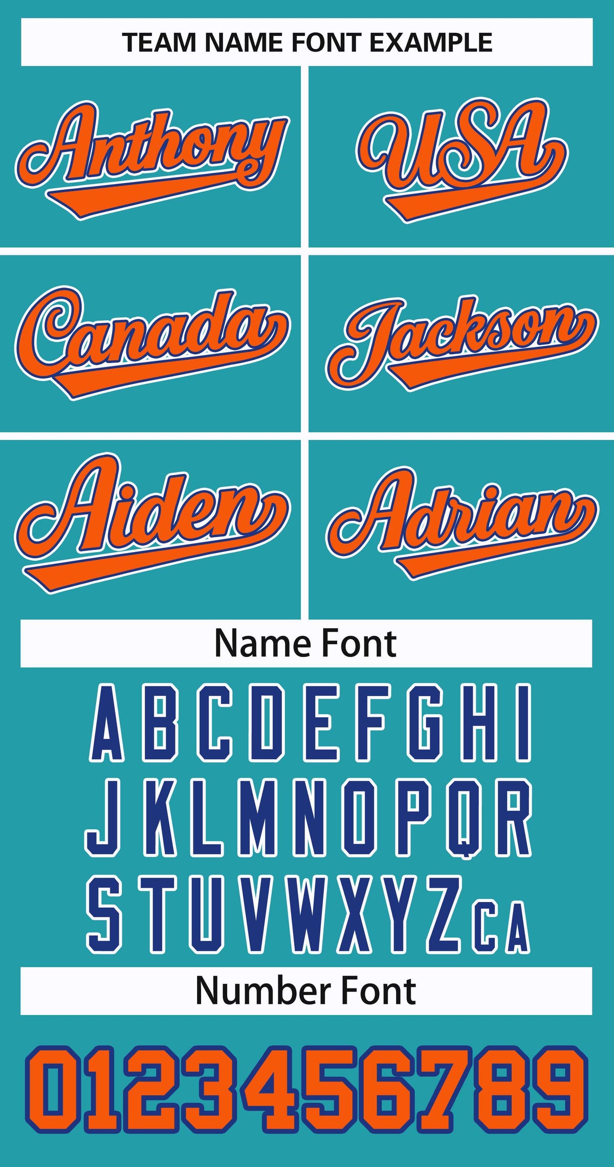 Custom Aqua Orange Royal-White Classic Style Hockey Jersey | KXKSHOP