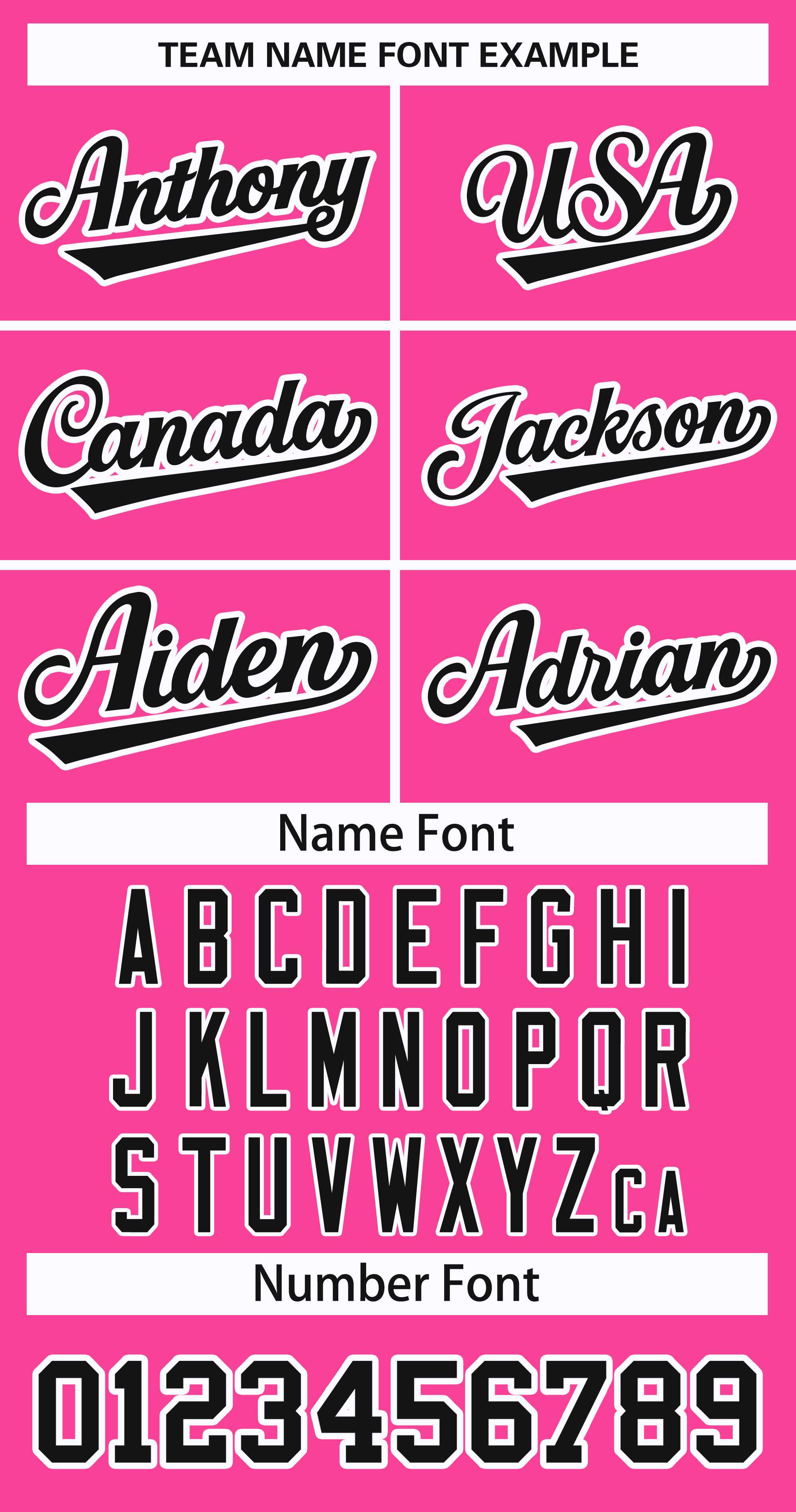 Custom Pink Black-White Classic Style Hockey Jersey | KXKSHOP