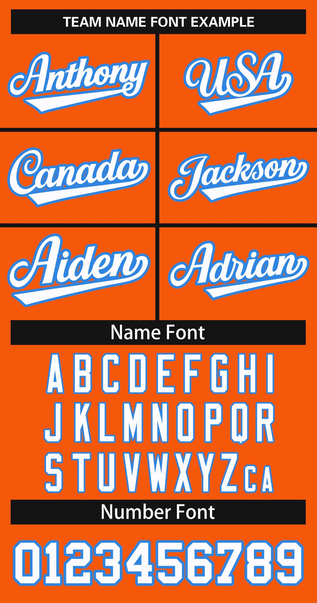 Custom Orange White-Powder Blue Classic Style Hockey Jersey | KXKSHOP