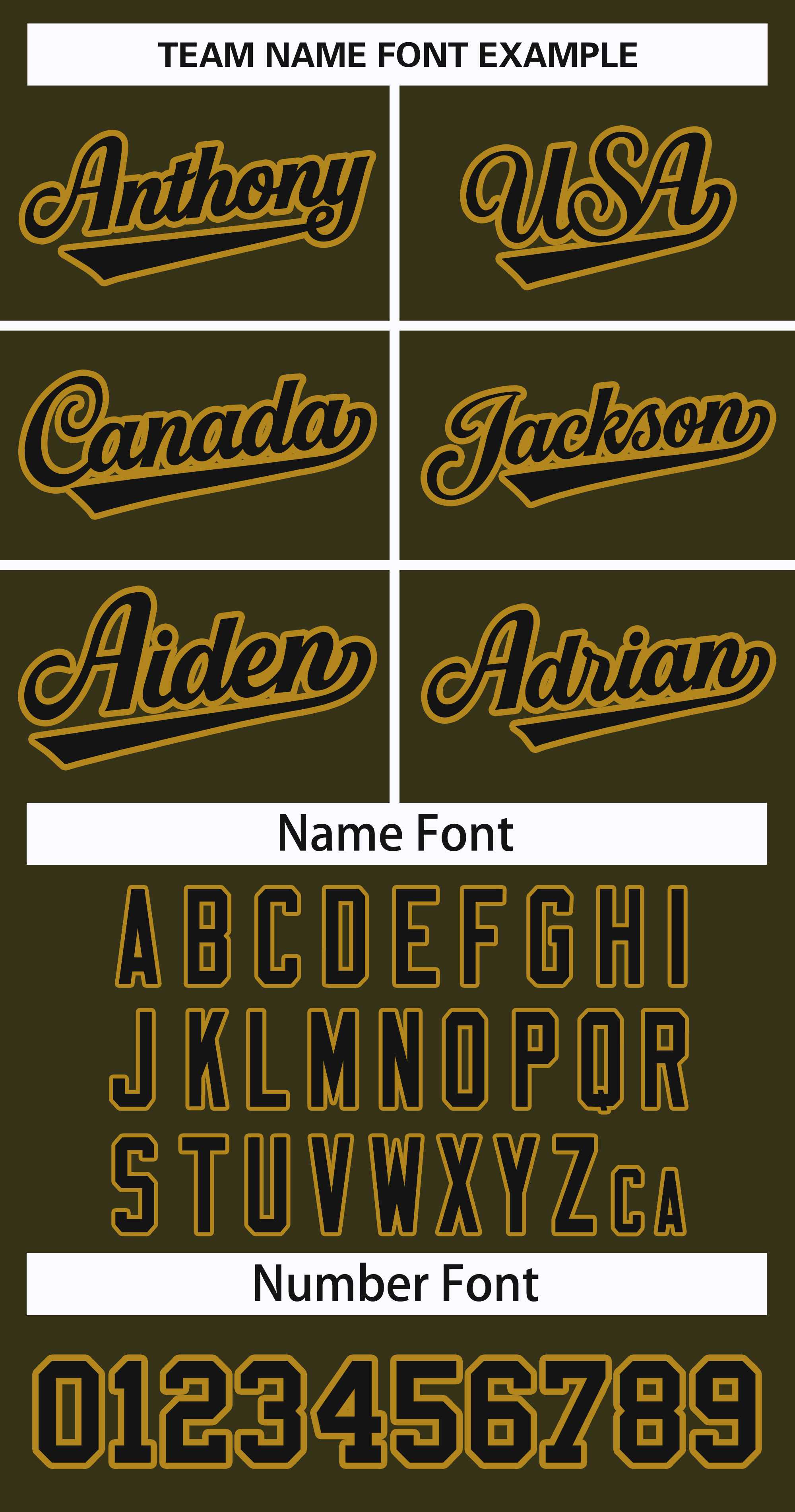 Custom Olive Black-Old Gold Classic Style Hockey Jersey | KXKSHOP