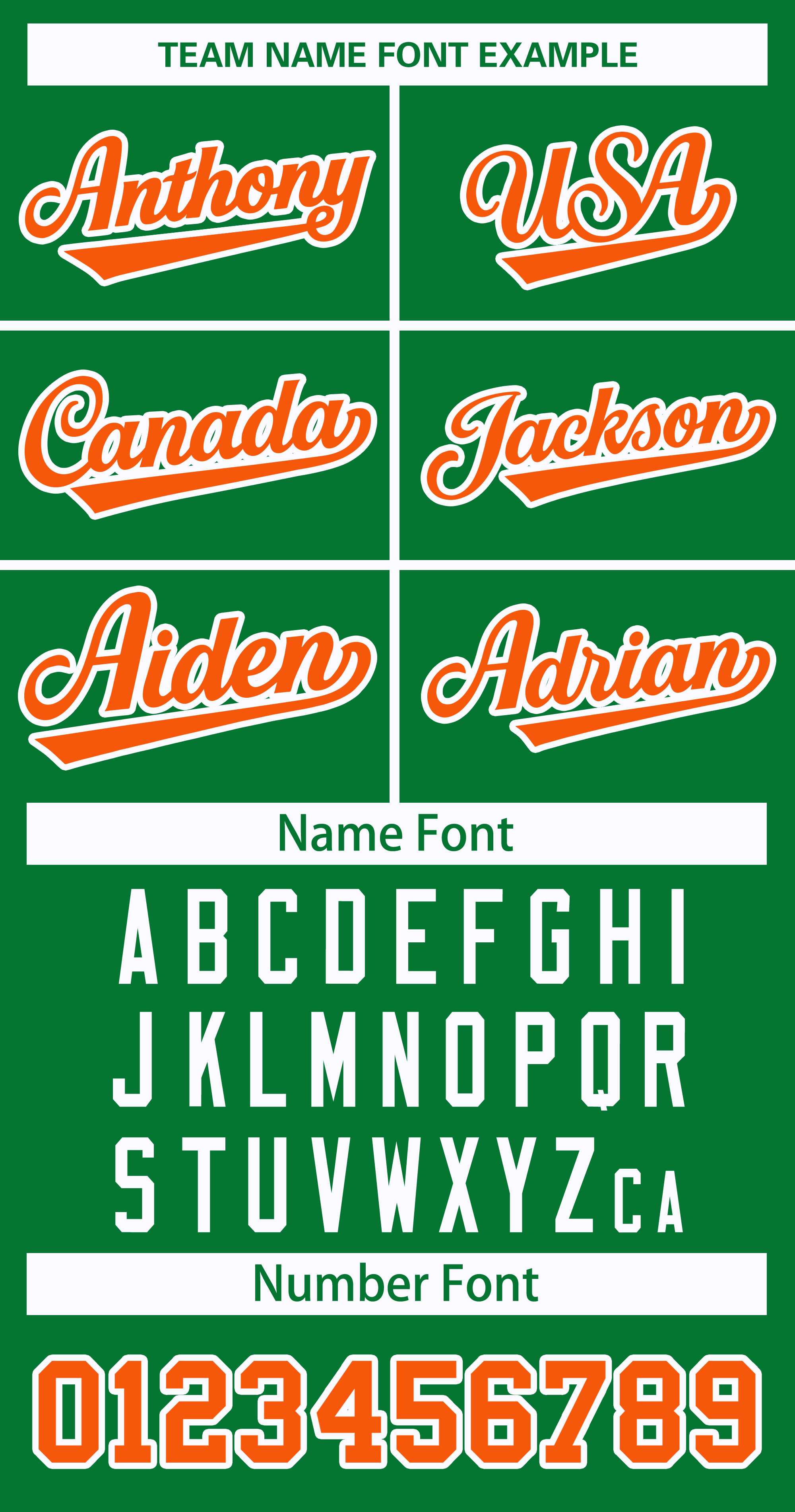Custom Kelly Green Orange-White Classic Style Hockey Jersey | KXKSHOP