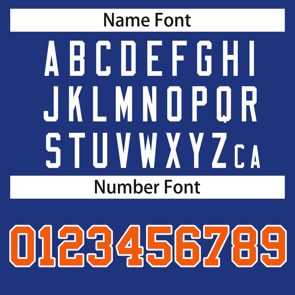 Custom Royal Orange-White Classic Style Hockey Jersey | KXKSHOP