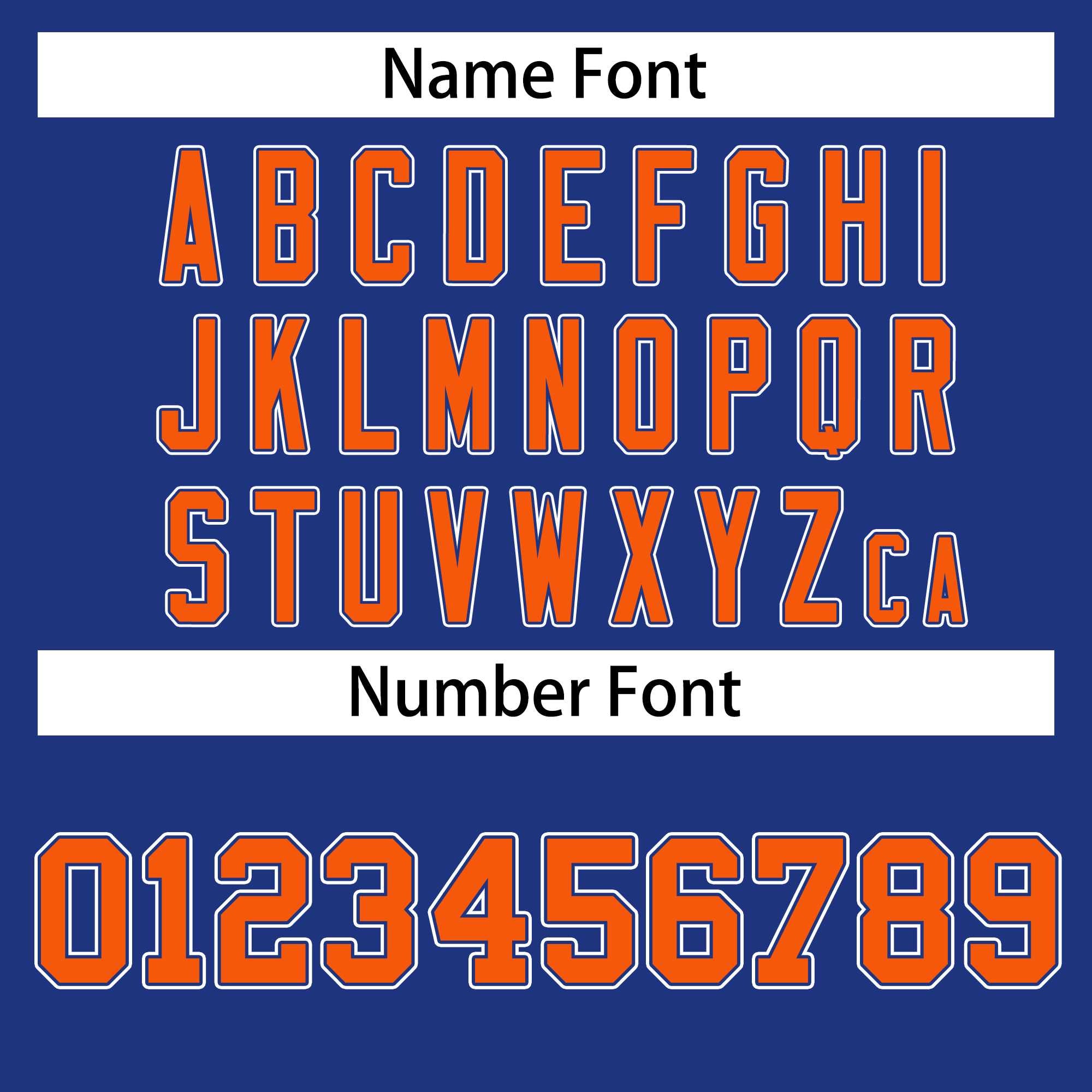 Custom Royal Orange Royal-White Classic Style Hockey Jersey | KXKSHOP