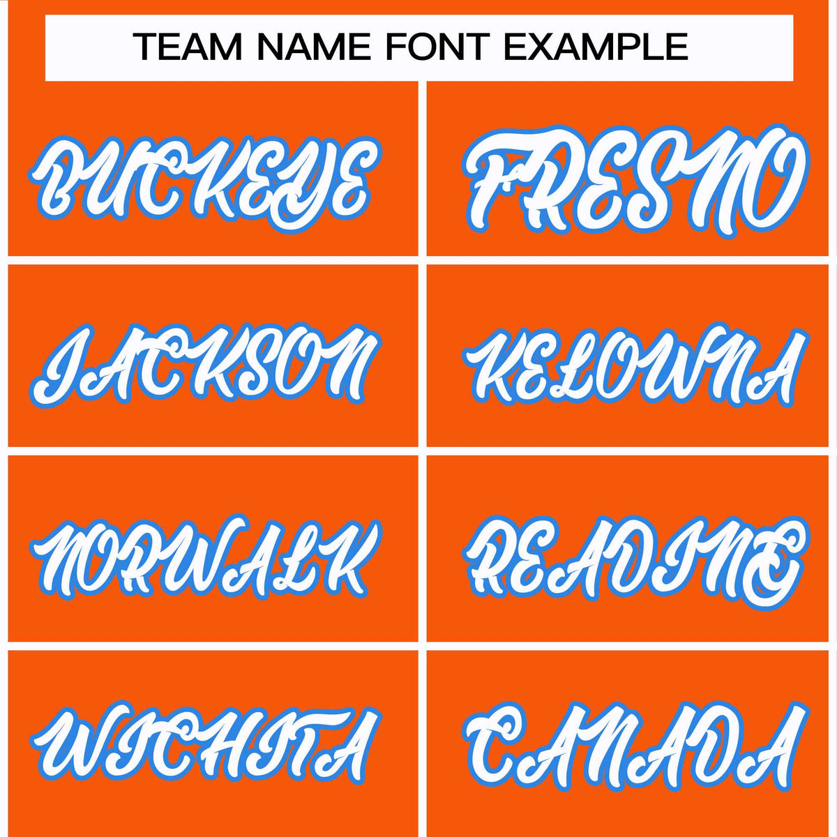 Custom Orange White-Powder Blue Classic Style Hockey Jersey | KXKSHOP