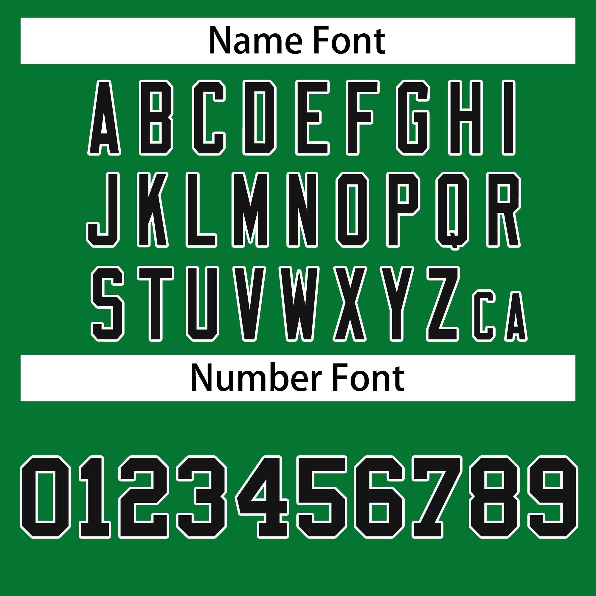 Custom Kelly Green Black-White Classic Style Hockey Jersey | KXKSHOP