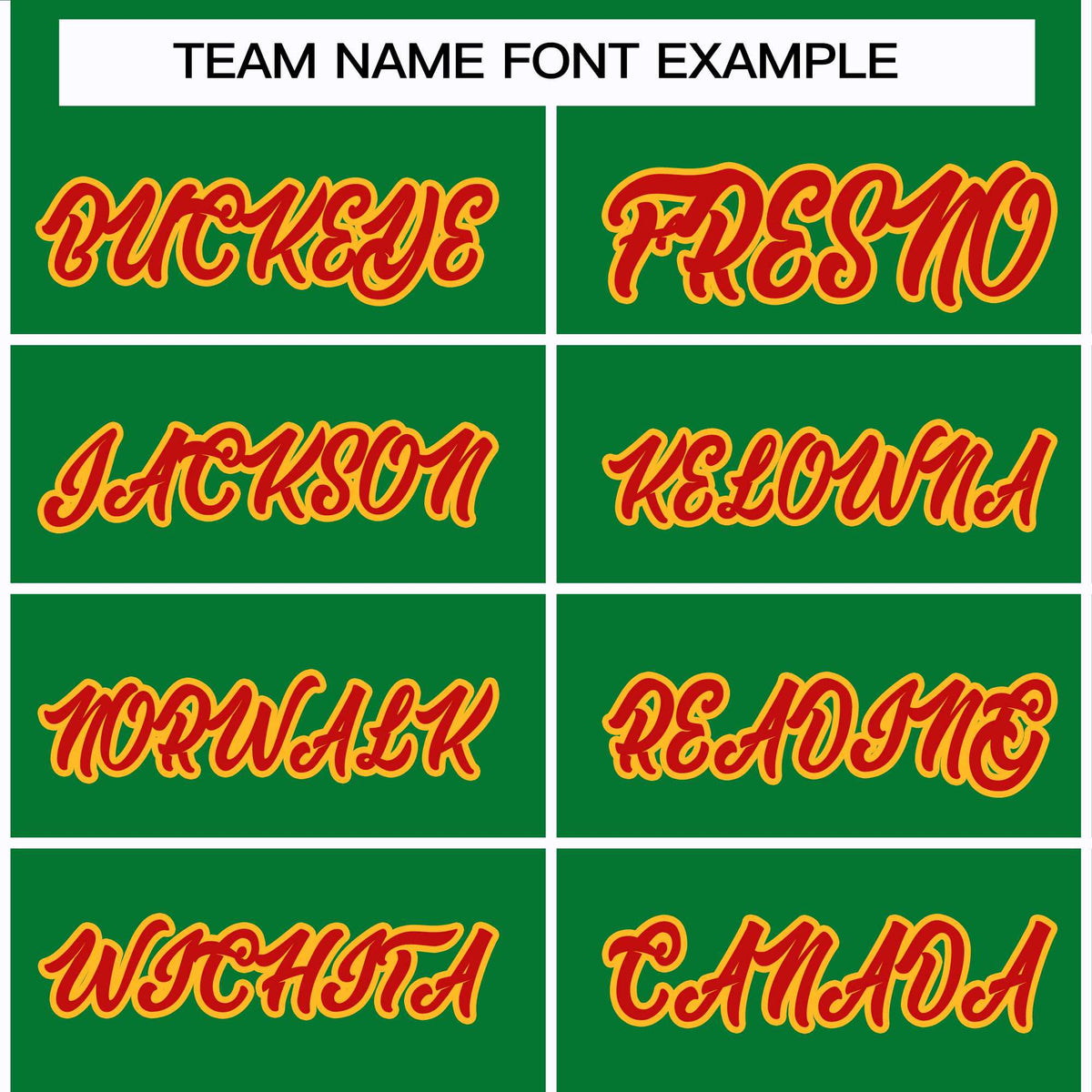 Custom Kelly Green Red-Gold Classic Style Hockey Jersey | KXKSHOP