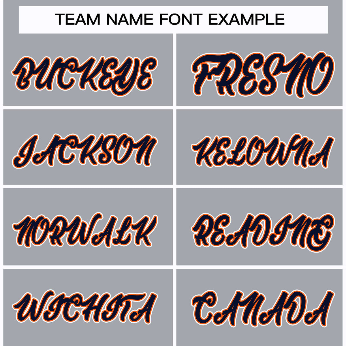 Custom Gray Navy Orange-White Classic Style Hockey Jersey | KXKSHOP