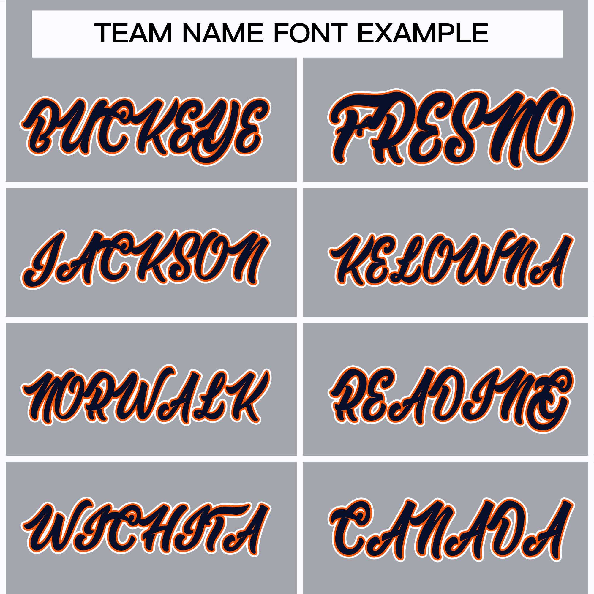 Custom Gray Navy Orange-White Classic Style Hockey Jersey | KXKSHOP