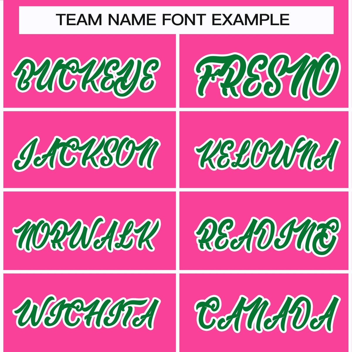 Custom Pink Kelly Green-White Classic Style Hockey Jersey | KXKSHOP