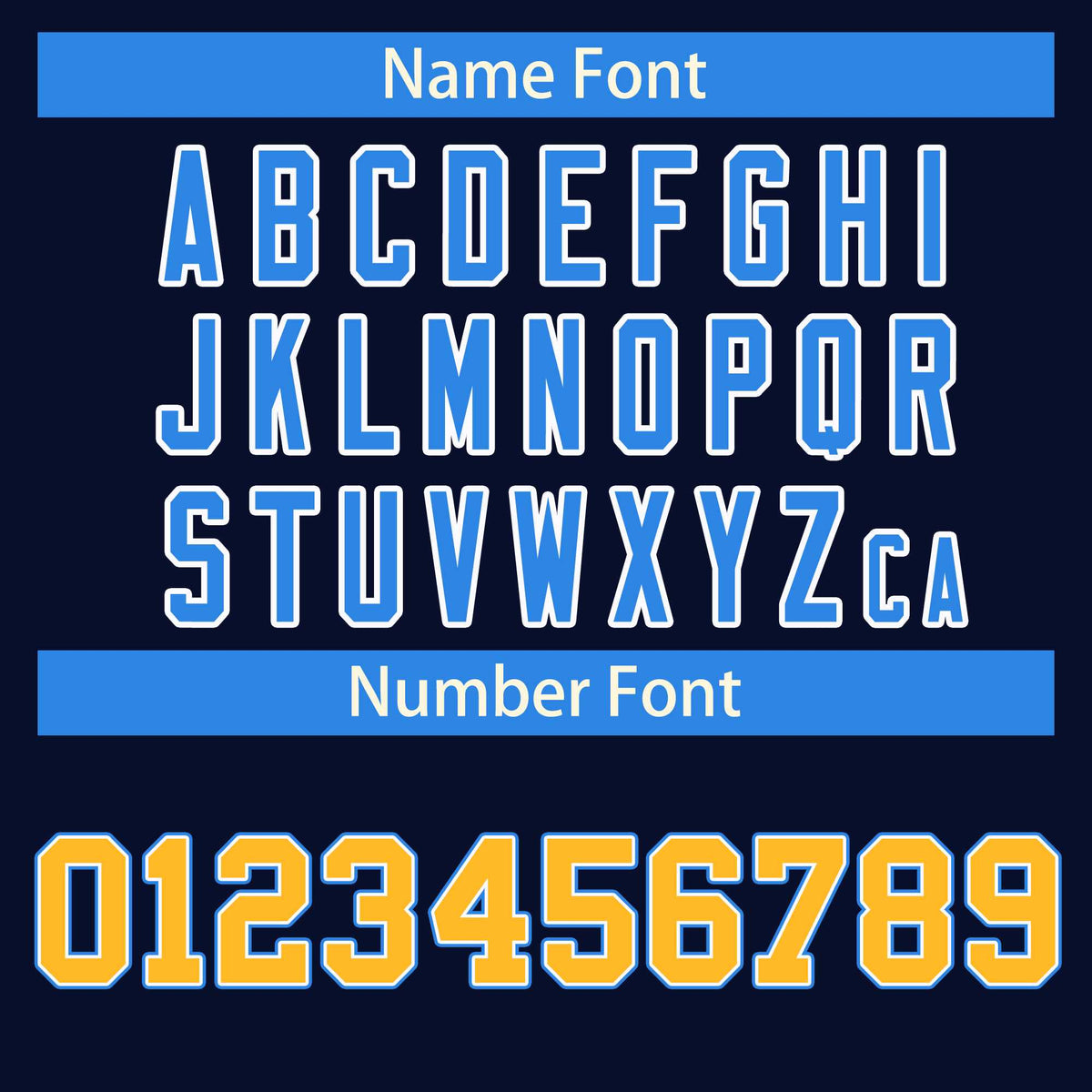 Custom Navy Gold White-Powder Blue Classic Style Hockey Jersey | KXKSHOP