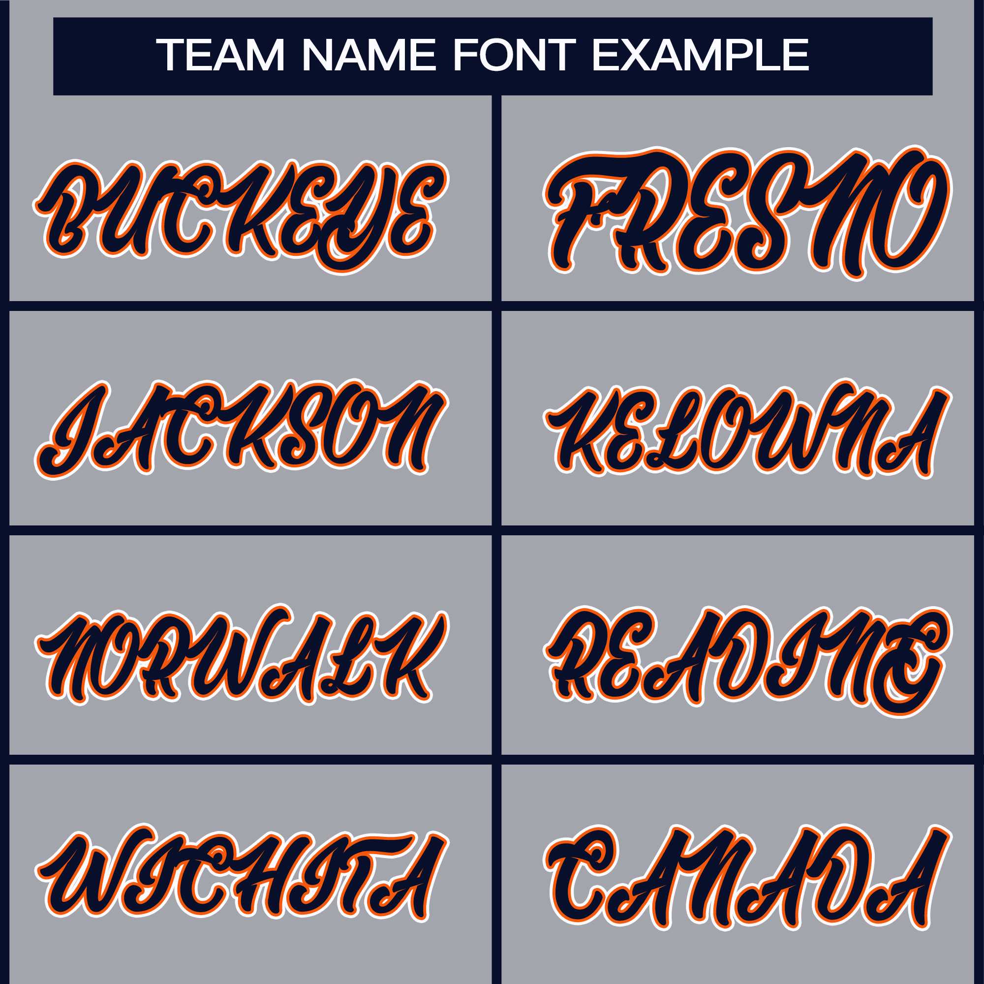 Custom Gray Navy Orange-White Classic Style Hockey Jersey | KXKSHOP