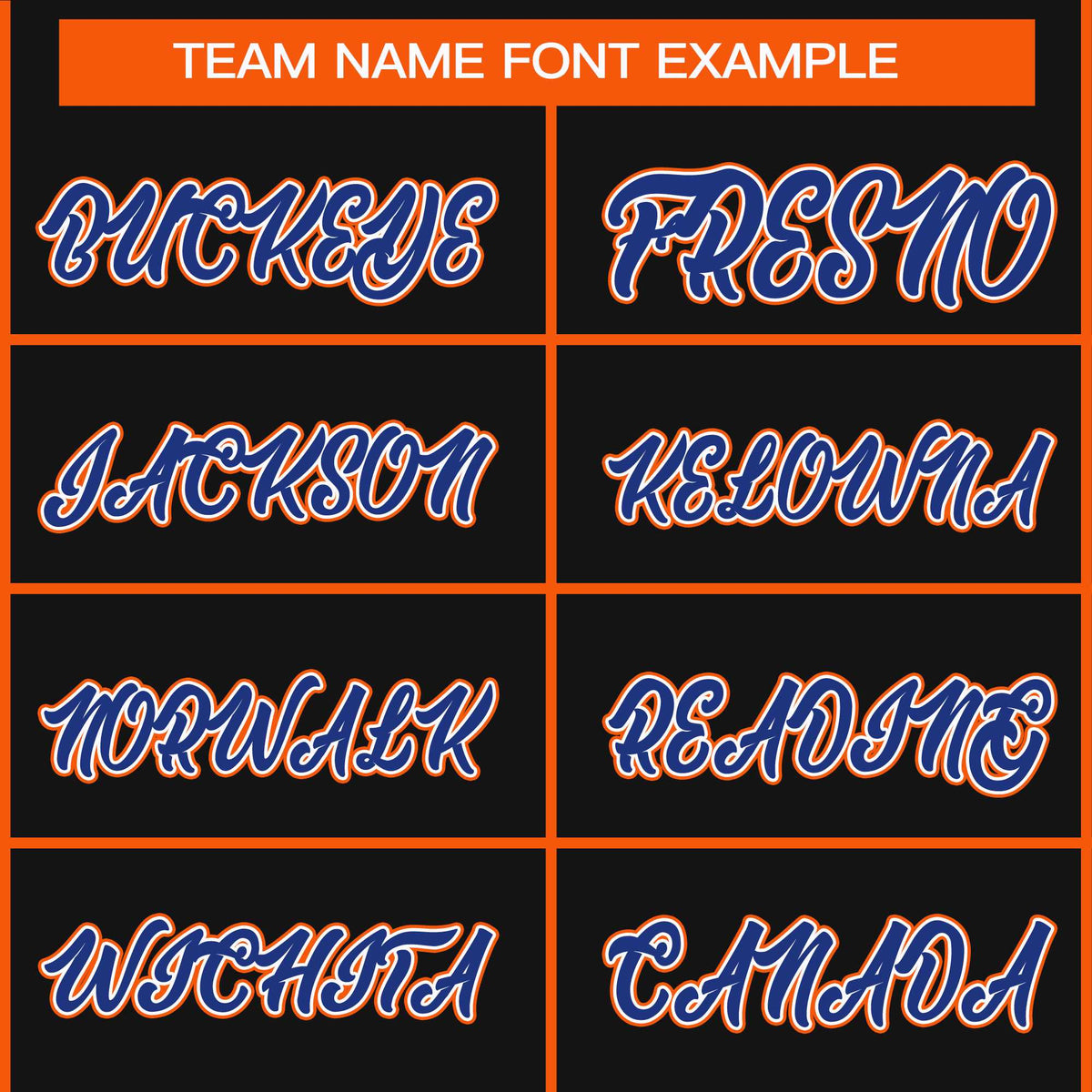 Custom Black Royal White-Orange Classic Style Hockey Jersey | KXKSHOP