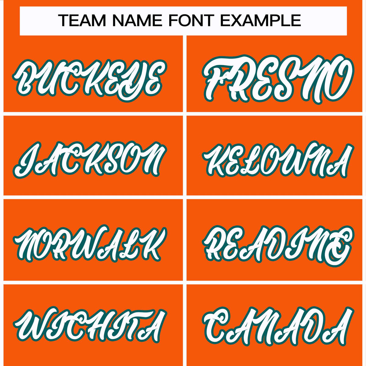 Custom Orange White-Aqua Classic Style Hockey Jersey | KXKSHOP