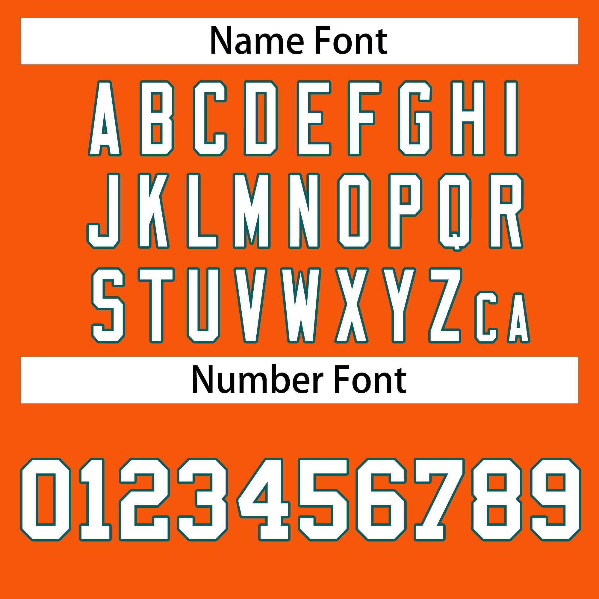 Custom Orange White-Aqua Classic Style Hockey Jersey | KXKSHOP