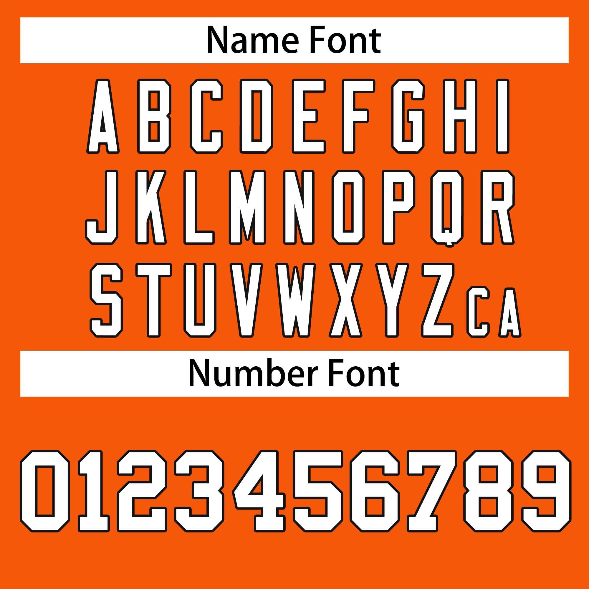 Custom Orange White-Black Classic Style Hockey Jersey | KXKSHOP