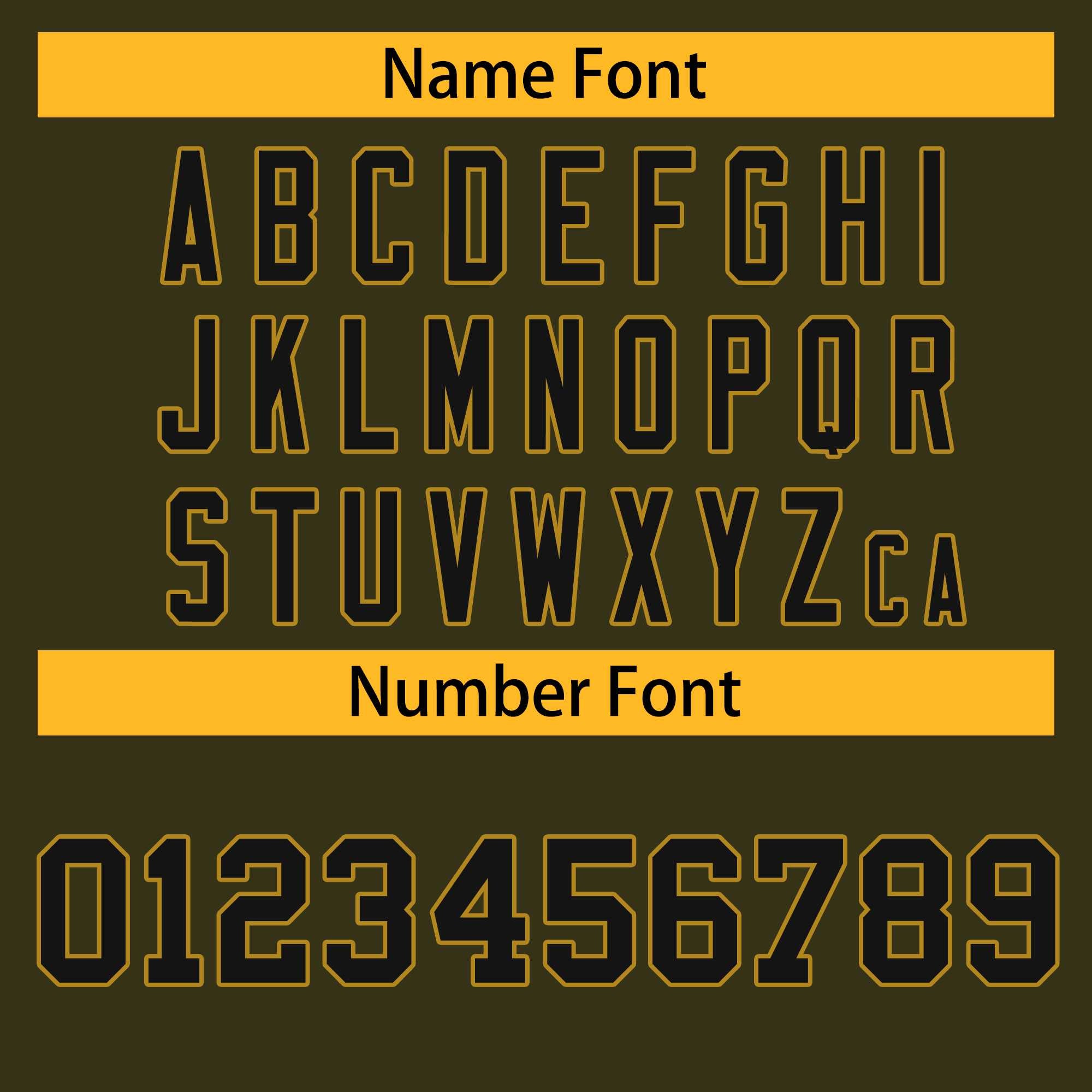 Custom Olive Black-Old Gold Classic Style Hockey Jersey | KXKSHOP