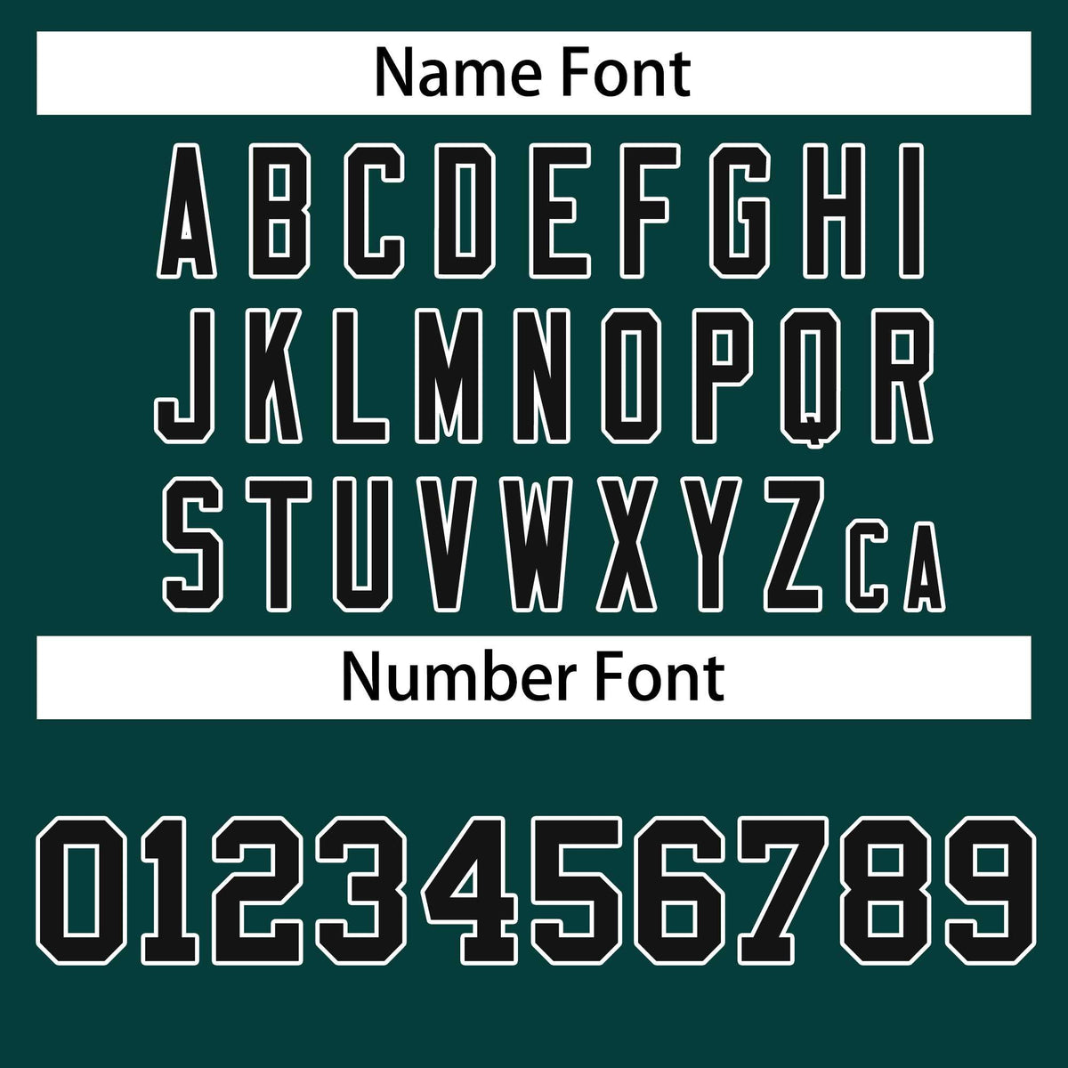 Custom Midnight Green Black-White Classic Style Hockey Jersey | KXKSHOP