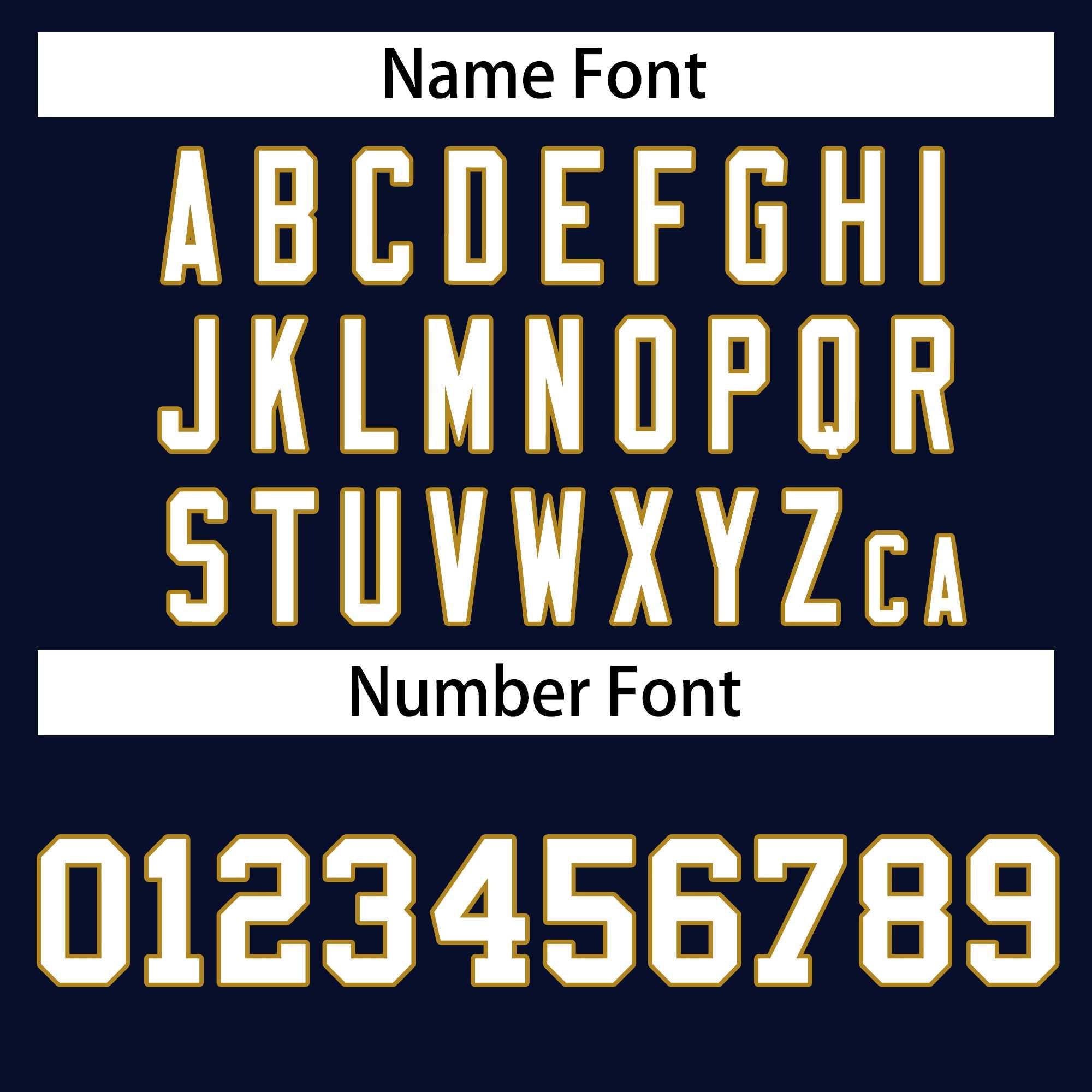 Custom Navy White-Old Gold Classic Style Hockey Jersey | KXKSHOP