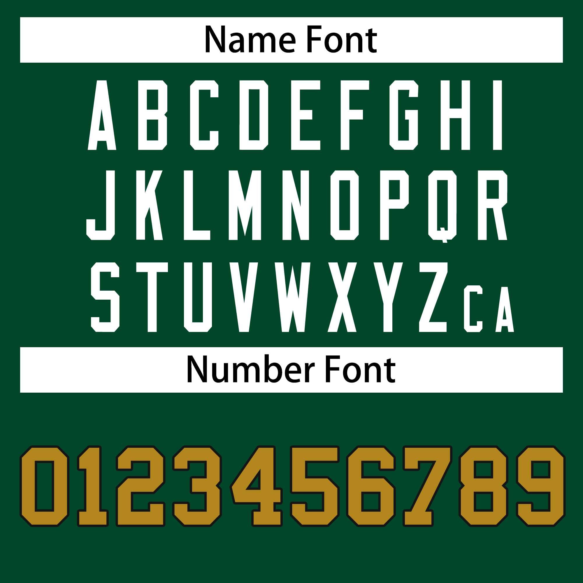 Custom Green Old Gold Black-White Classic Style Hockey Jersey | KXKSHOP