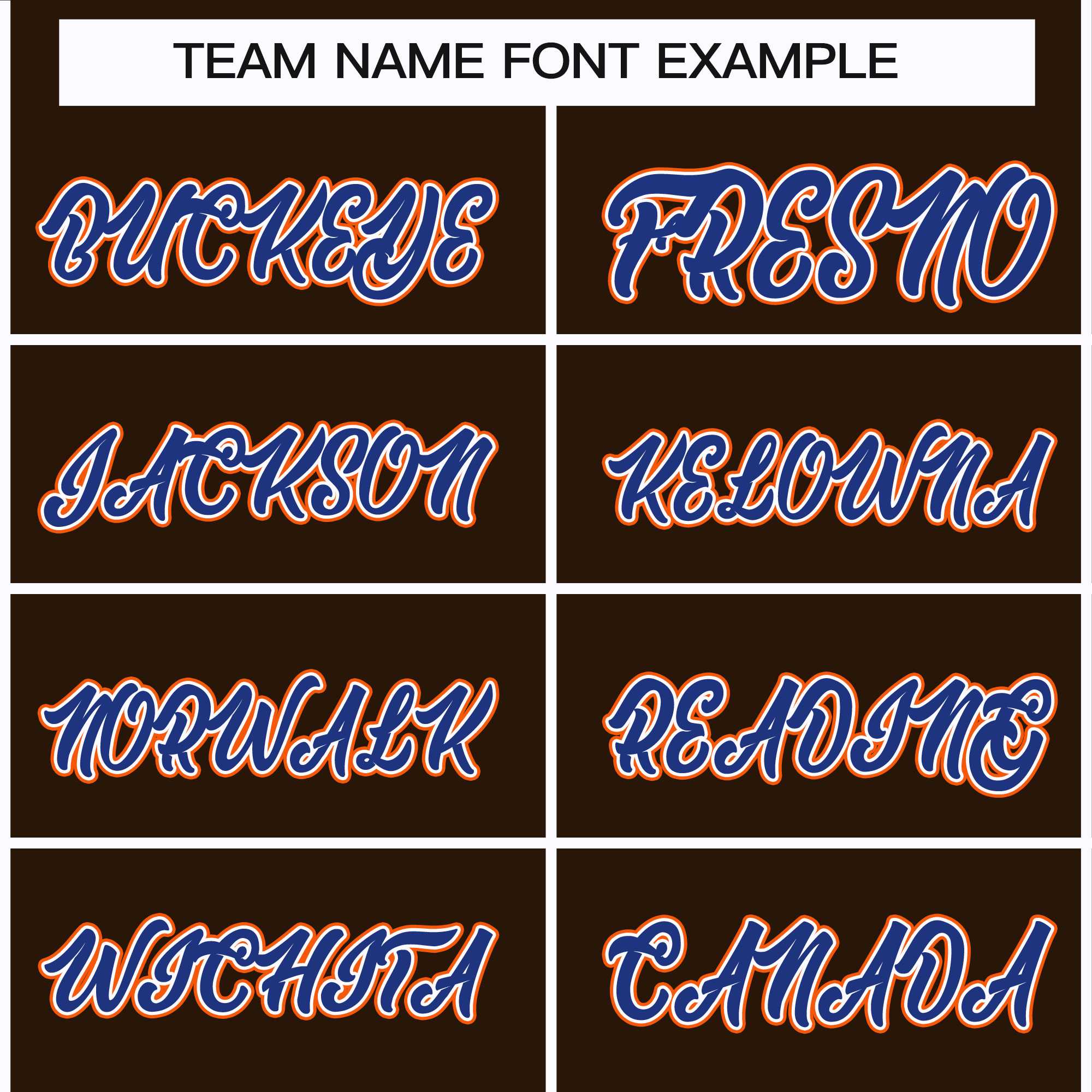 Custom Brown Royal White-Orange Classic Style Hockey Jersey | KXKSHOP