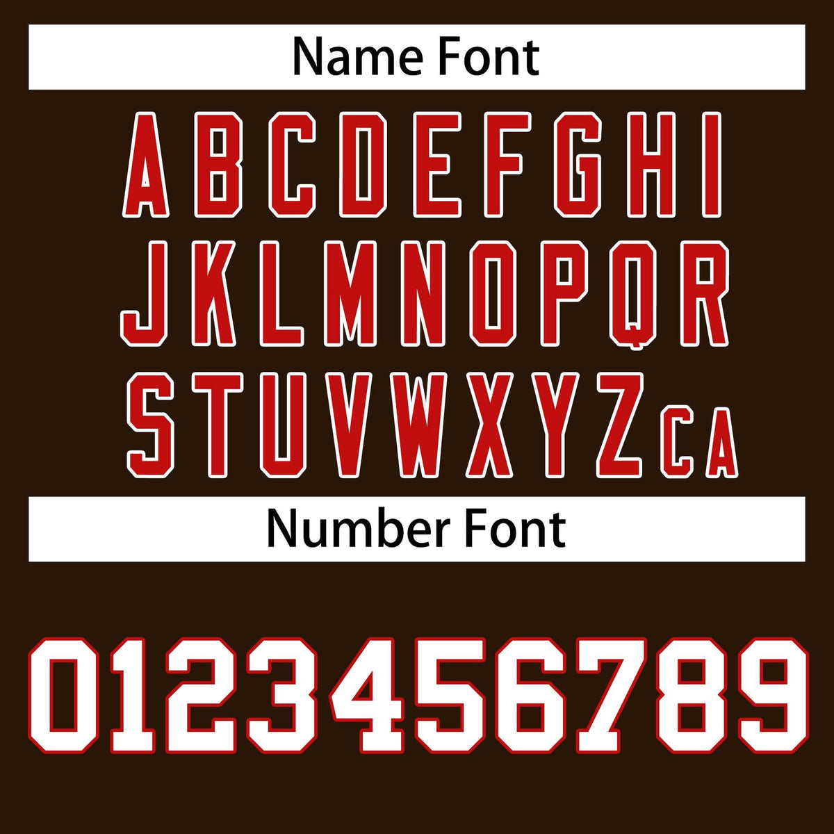 Custom Brown Red-White Classic Style Hockey Jersey | KXKSHOP