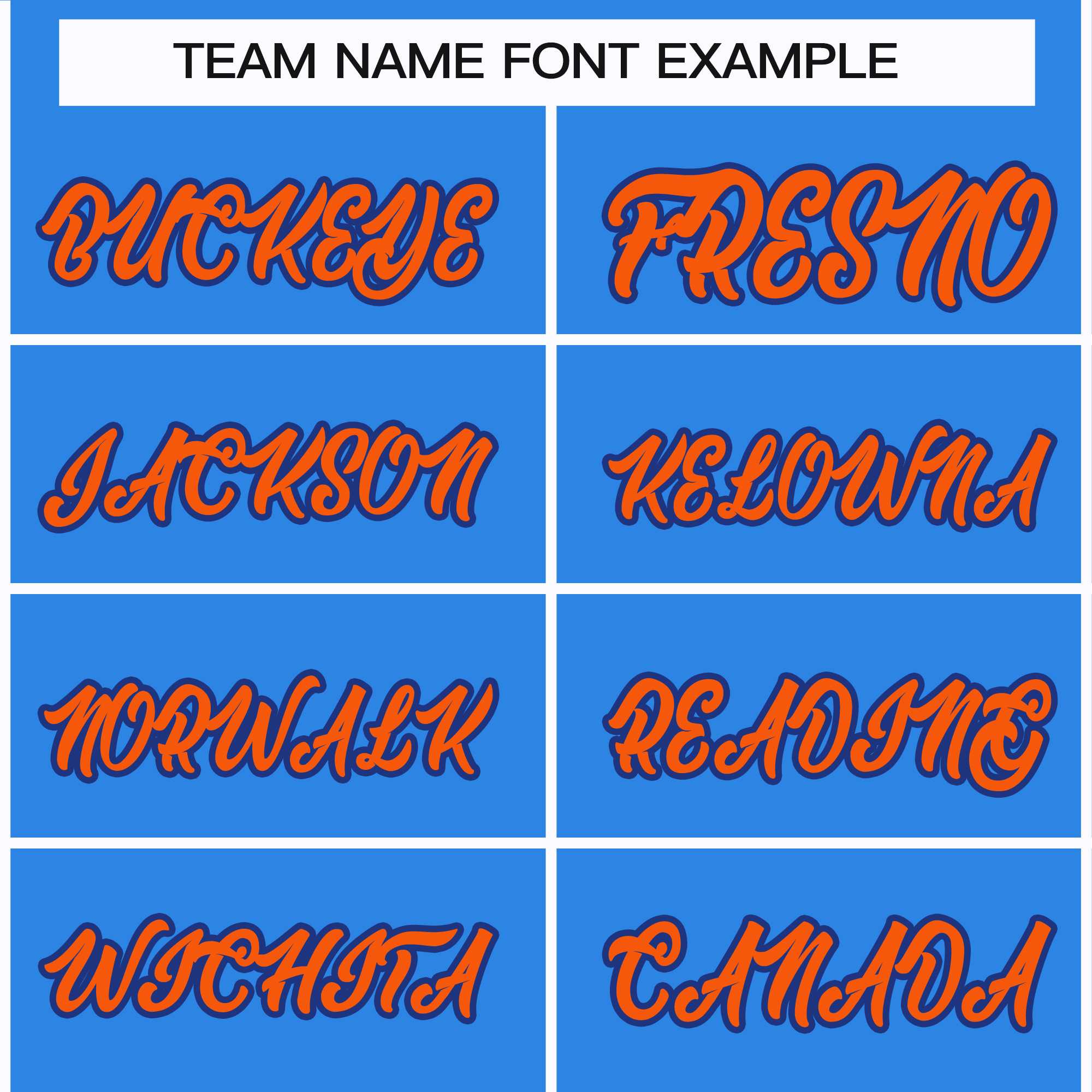 Custom Powder Blue Orange-Royal Classic Style Hockey Jersey | KXKSHOP