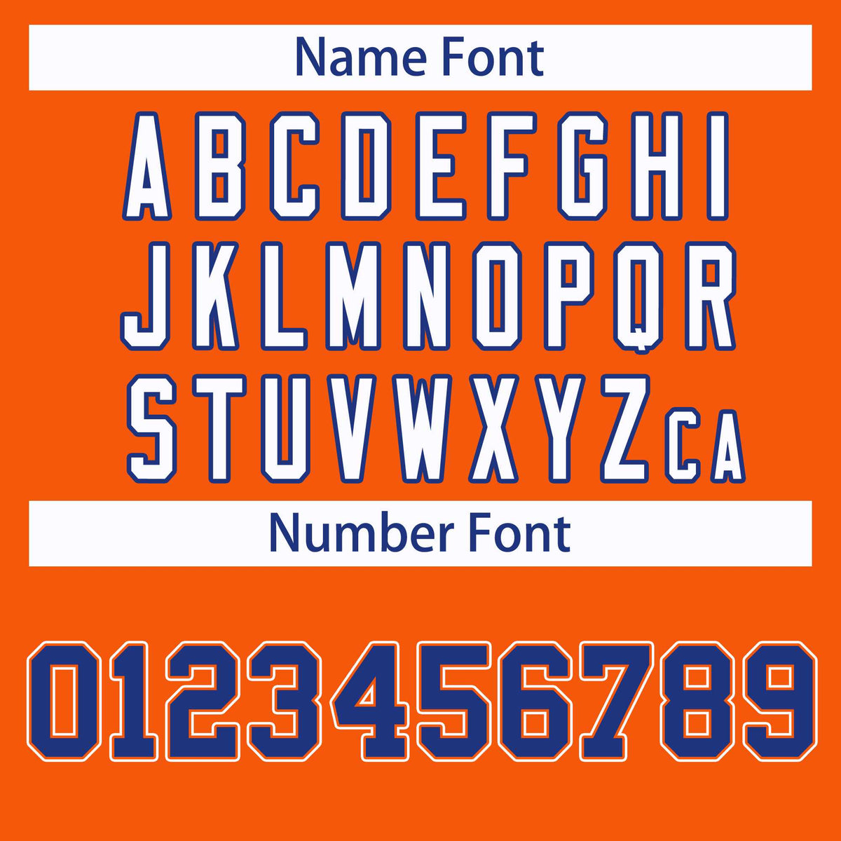 Custom Orange Royal Orange-White Classic Style Hockey Jersey | KXKSHOP