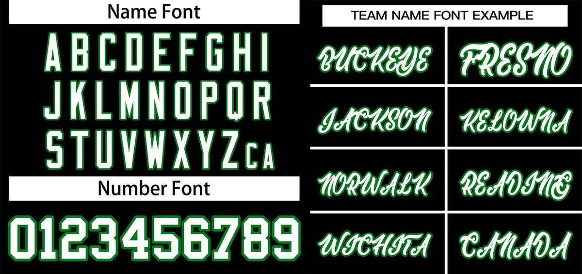 Custom Black White-Kelly Green Classic Style Authentic Two-Button Softball Jersey