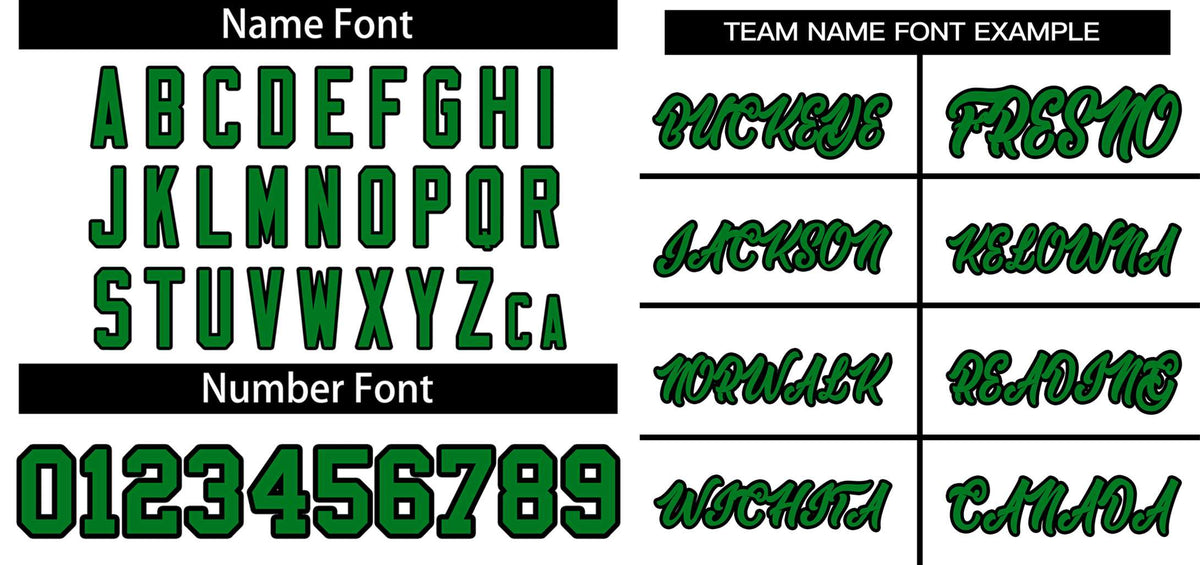 Custom White Kelly Green-Black Classic Style Authentic Two-Button Softball Jersey