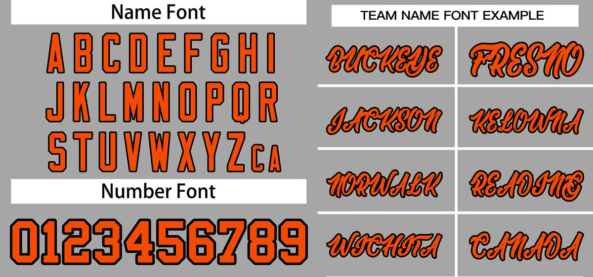 Custom Gray Black-Orange Classic Style V-Neck Authentic Pullover Baseball Jersey