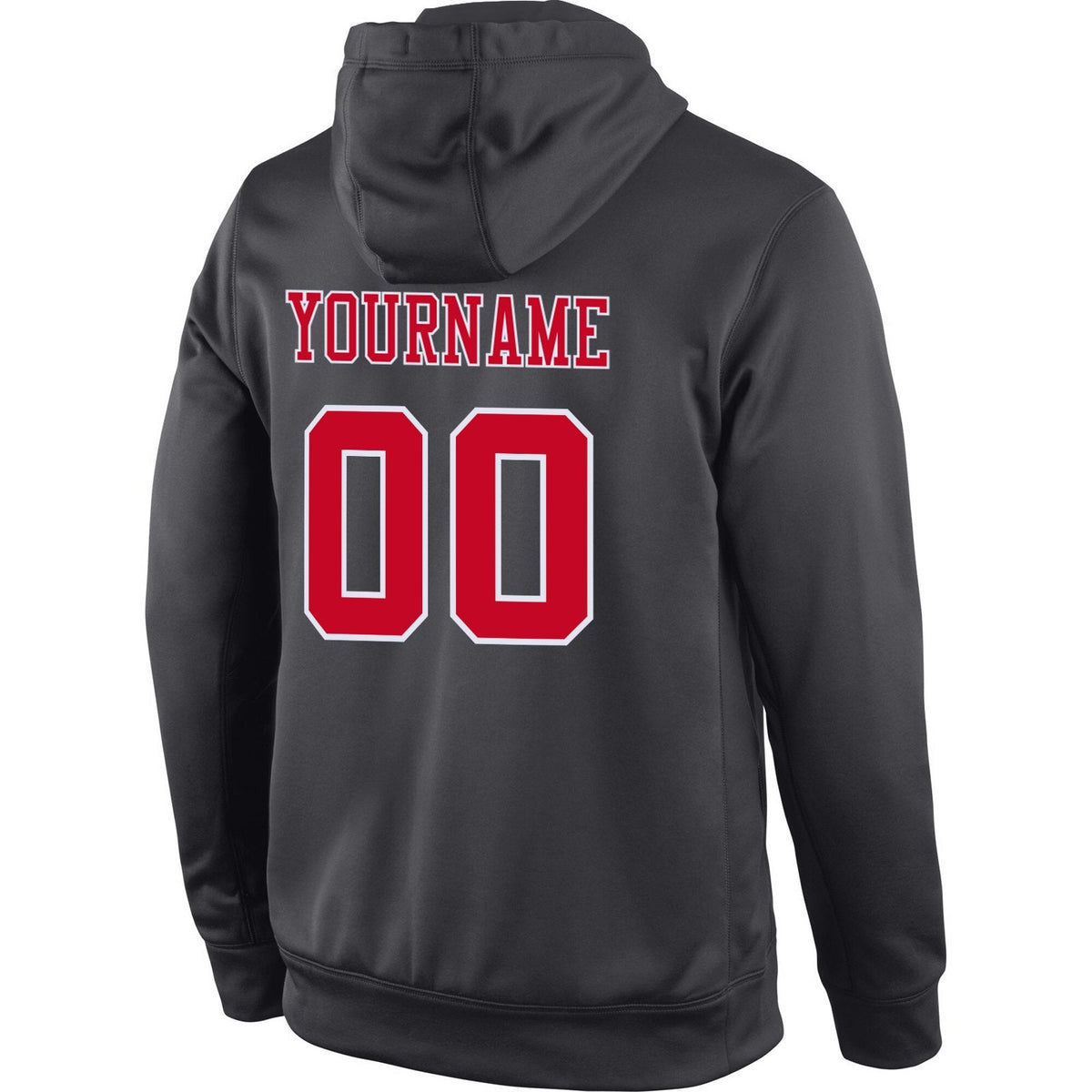 Custom Black Red-White Classic Style Pullover Sport Fashion Hoodie Uniform| KXKSHOP