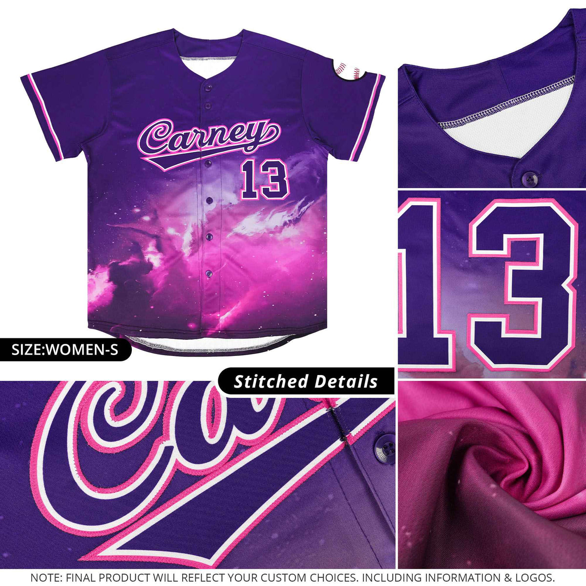Custom Black Personalized Starburst Pattern Authentic Baseball Jersey| KXKSHOP