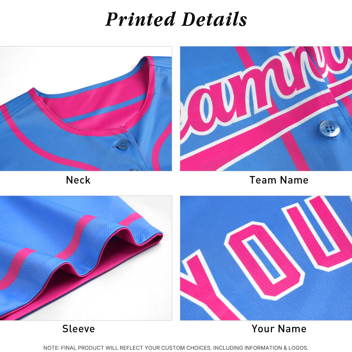 Custom Red White Royal Blue Reversible Stripe Fashion Baseball Jersey| KXKSHOP