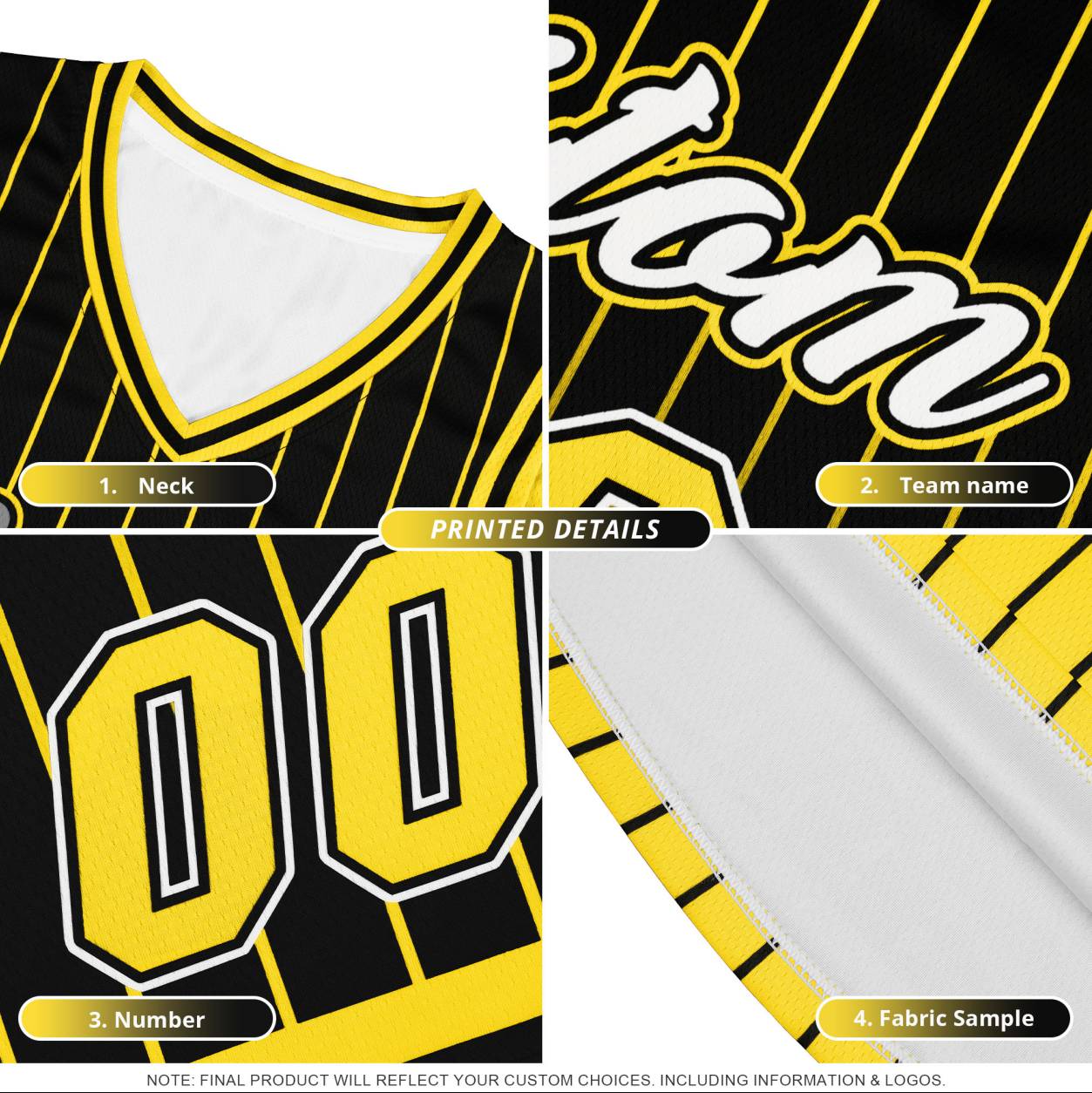 Custom Black Powder Blue Gradient Fashion Sets Sports Stripe Uniform Basketball Jersey