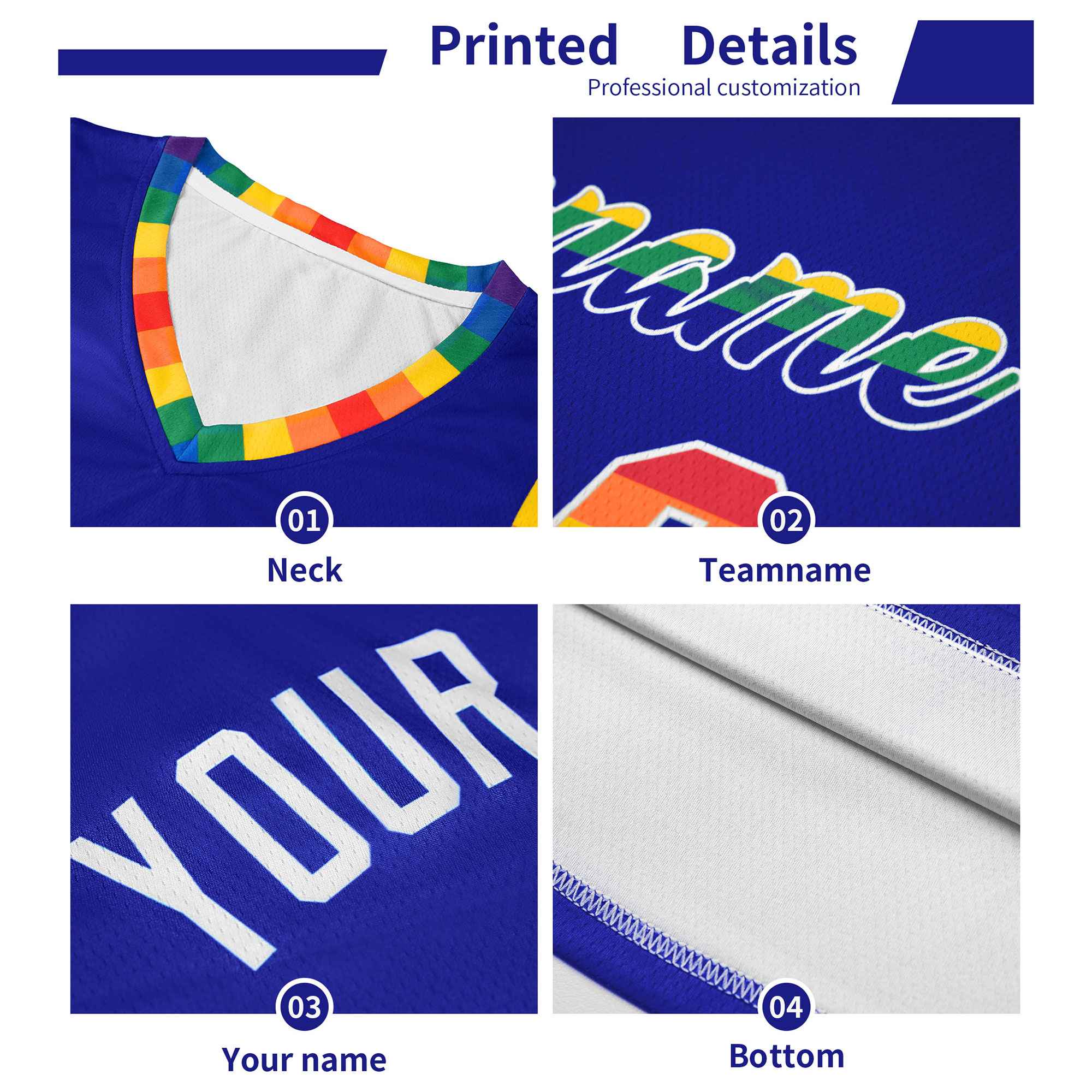 Custom Pink LGBT Rainbow For Pride Month Sports Uniform Basketball Jersey
